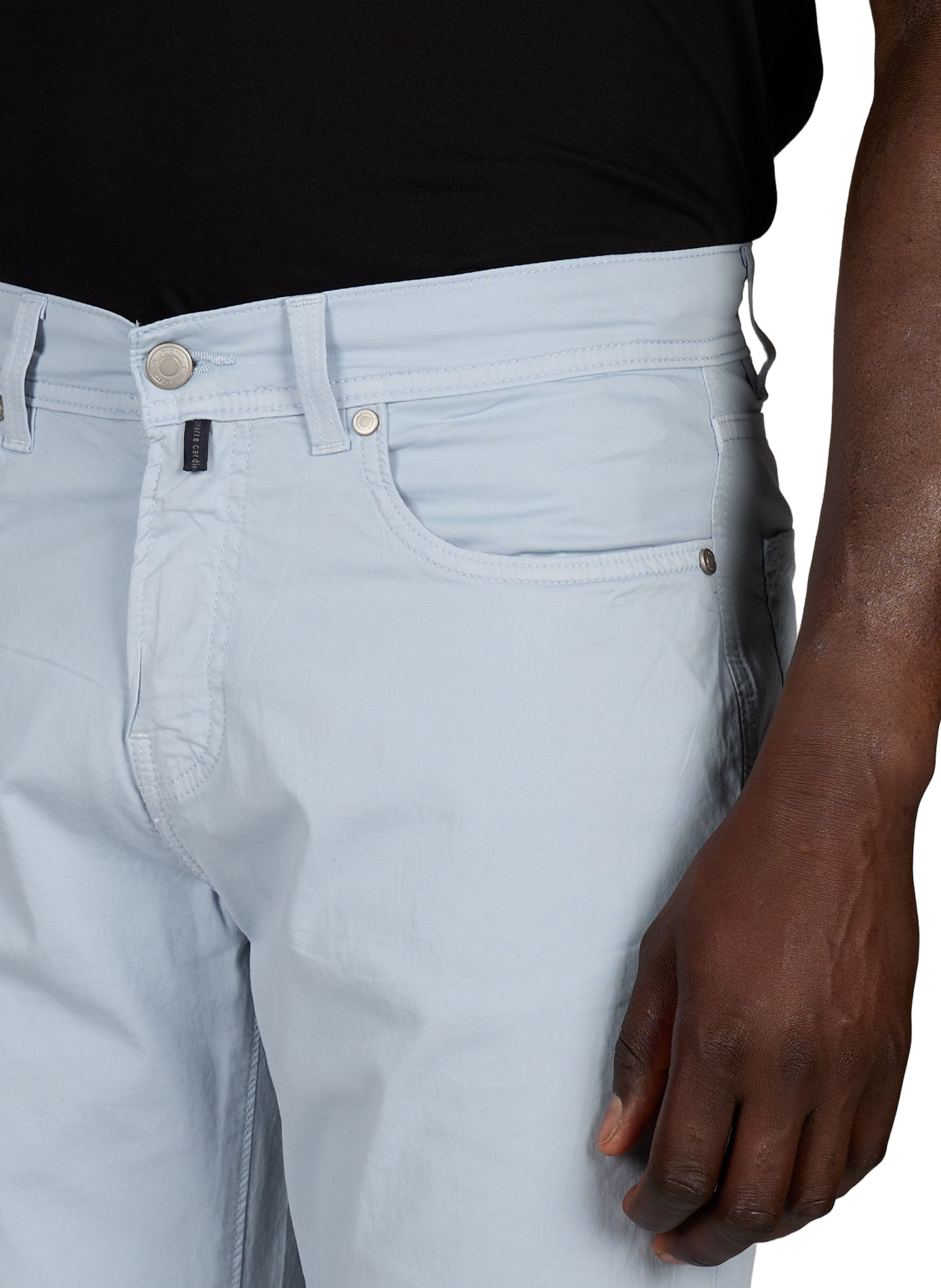 Tapered-Fit-Hose aus Baumwolle PIERRE CARDIN Blau