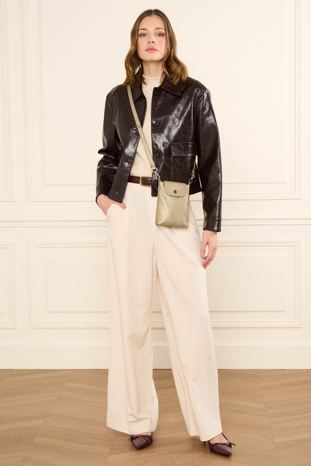Pochette smartphone - milano bao LANCASTER Doré