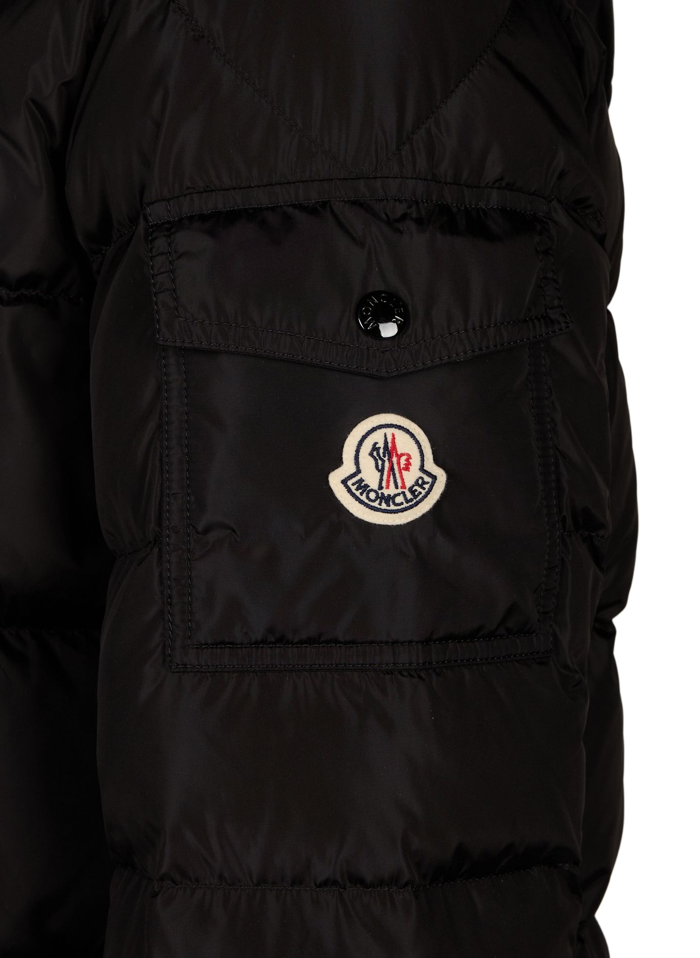 Tibb straight hooded puffer coat MONCLER Black