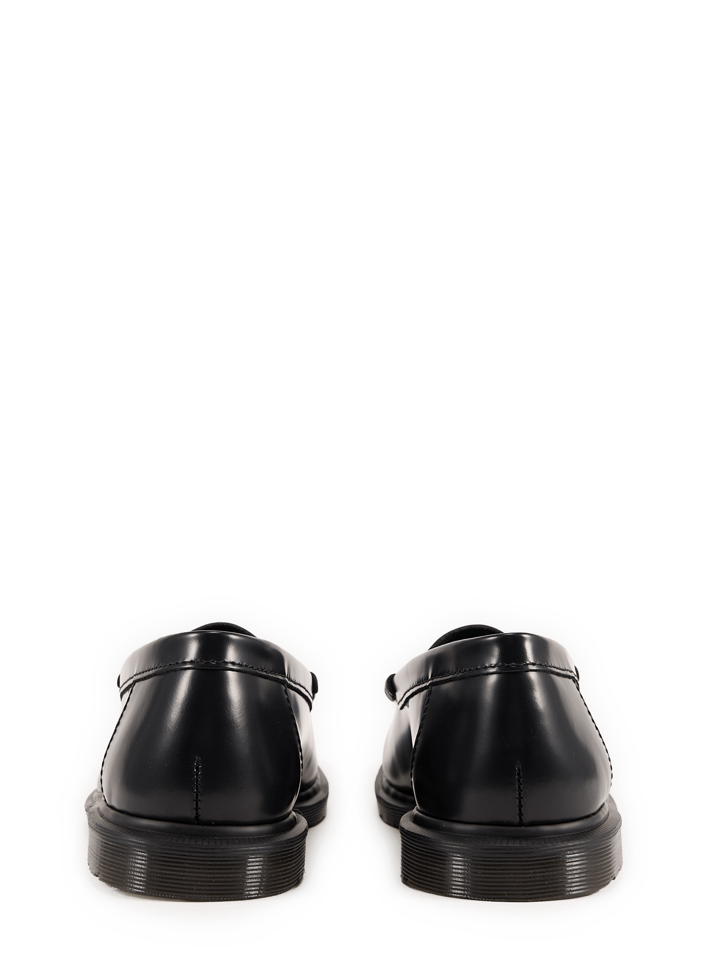 Mocassins en cuir verni DR. MARTENS Noir