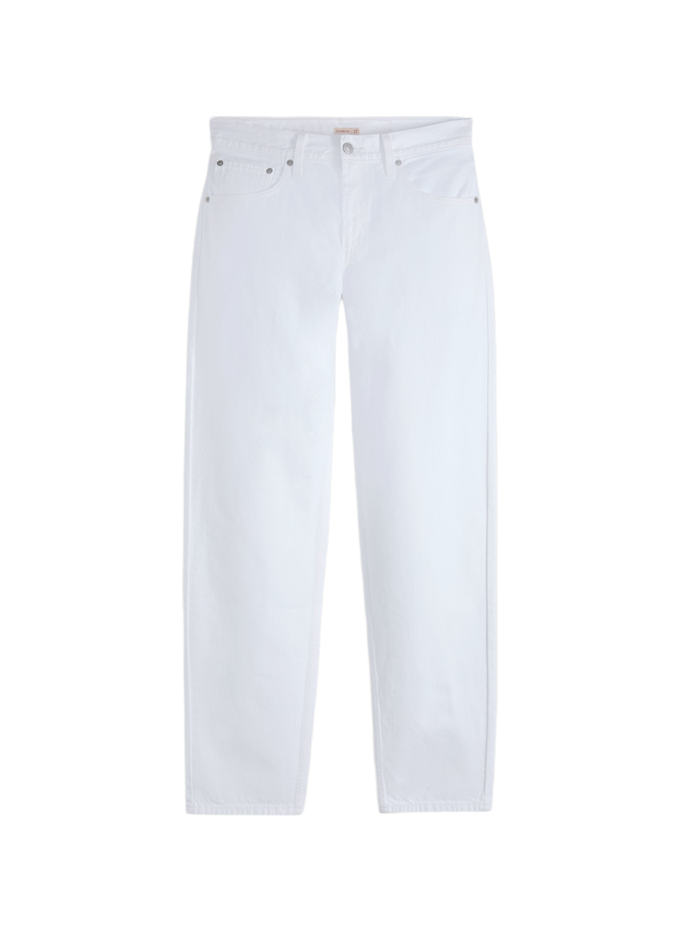 Losse Taper jeans van katoen LEVI'S Wit