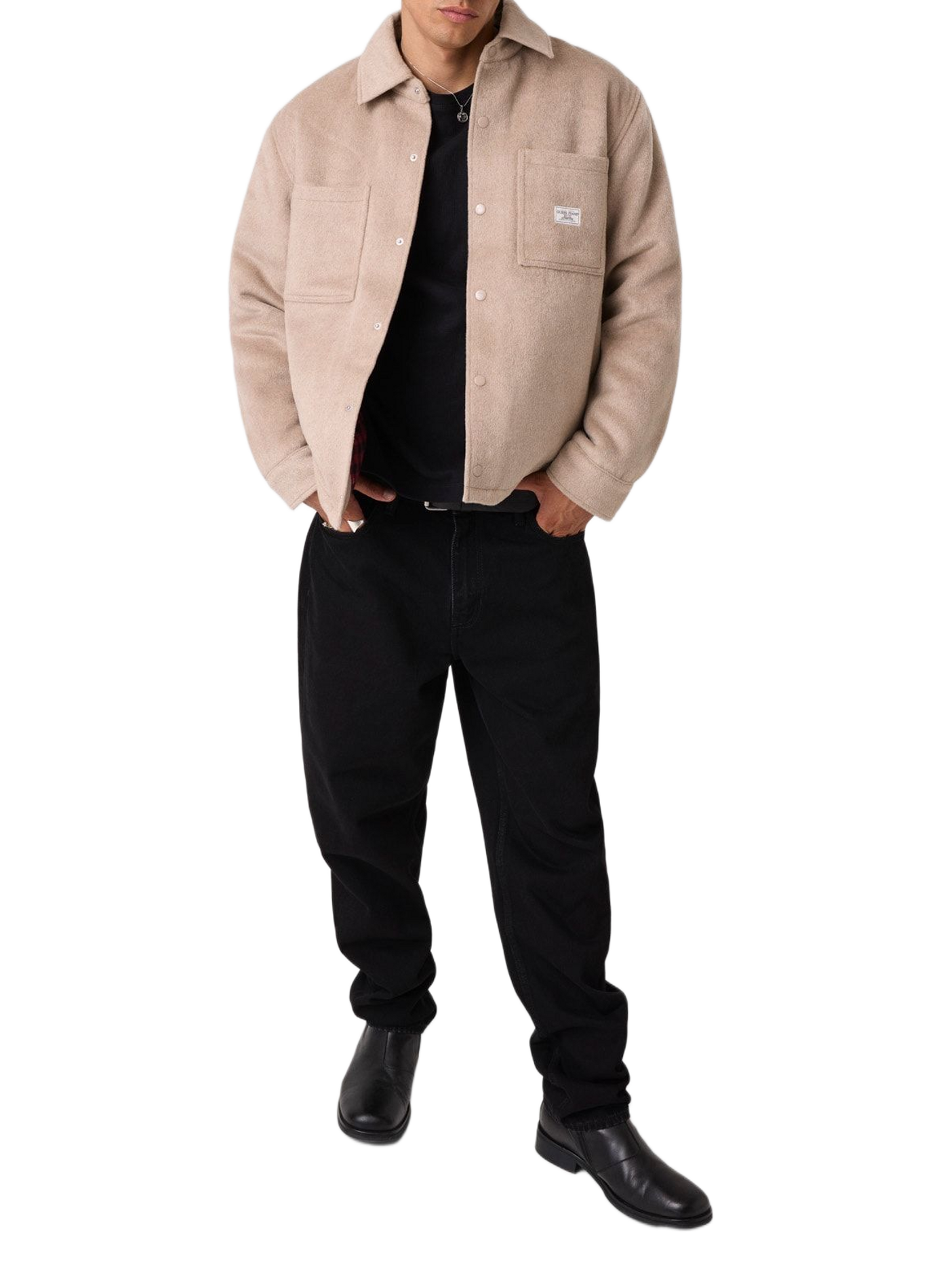 Surchemise col classique GUESS Beige