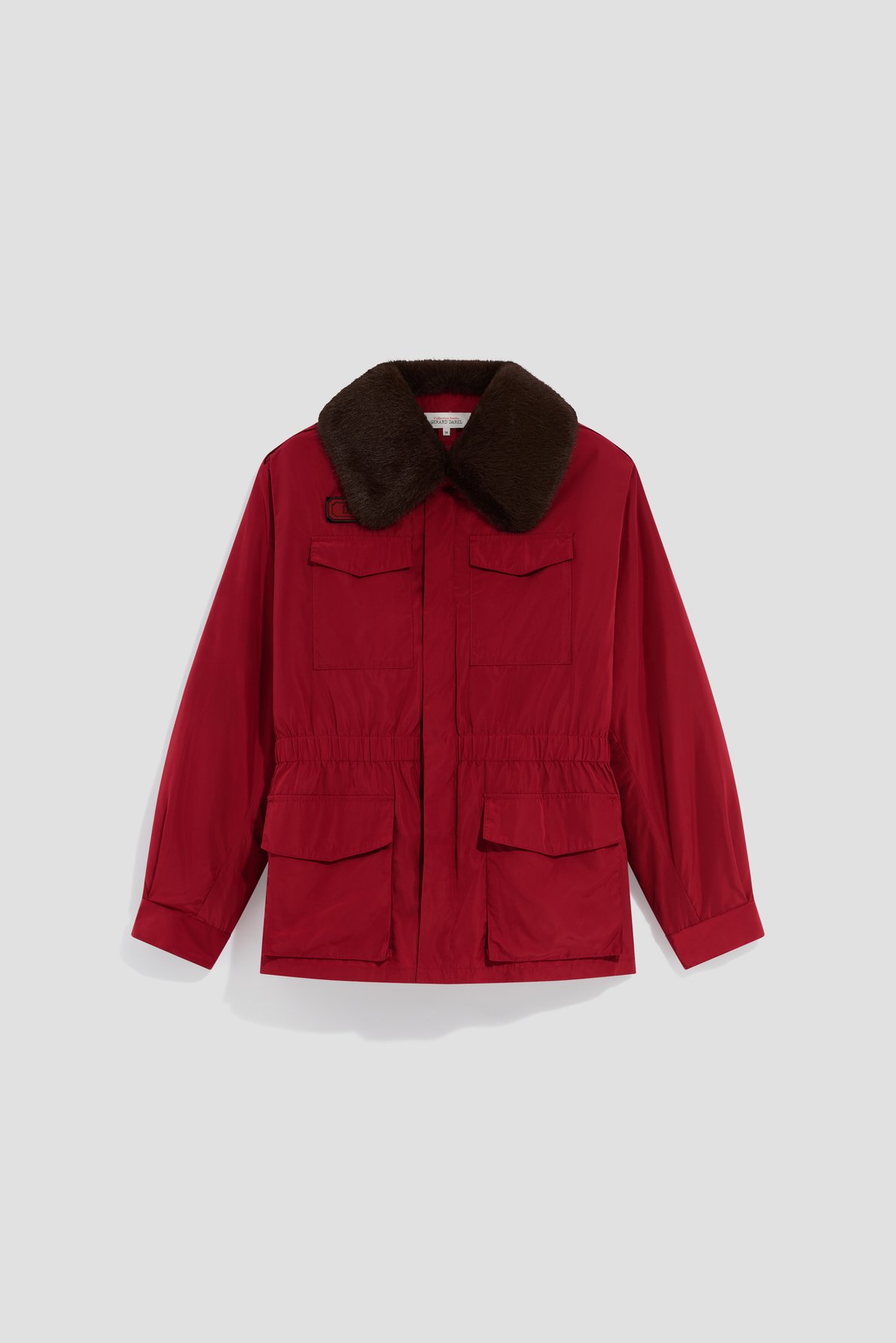 Parka cintrée à col en fausse fourrure - antmer GERARD DAREL Rouge