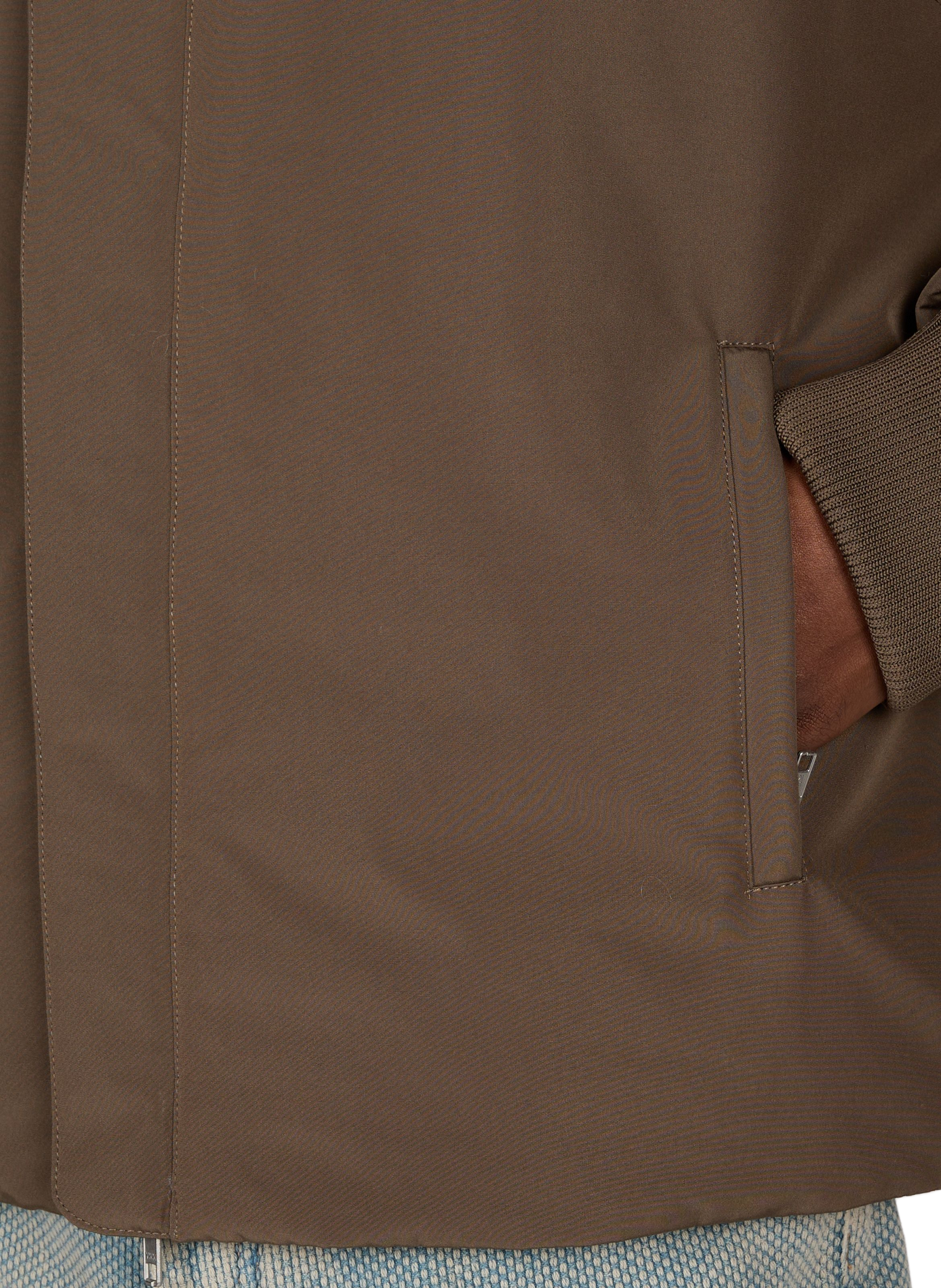 Blouson oversize col teddy WON HUNDRED Marron