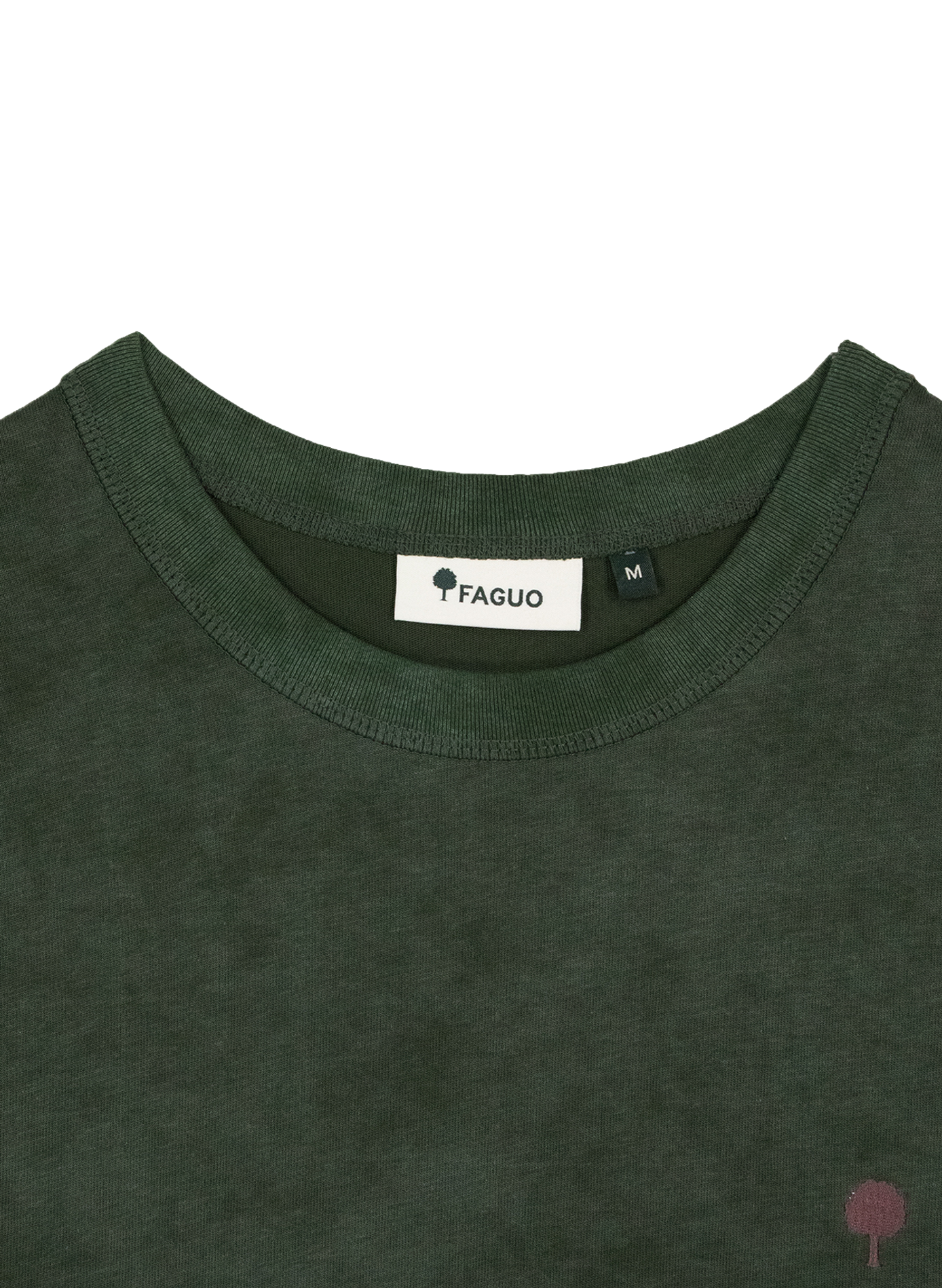 Oversized katoenen T-shirt FAGUO Groen