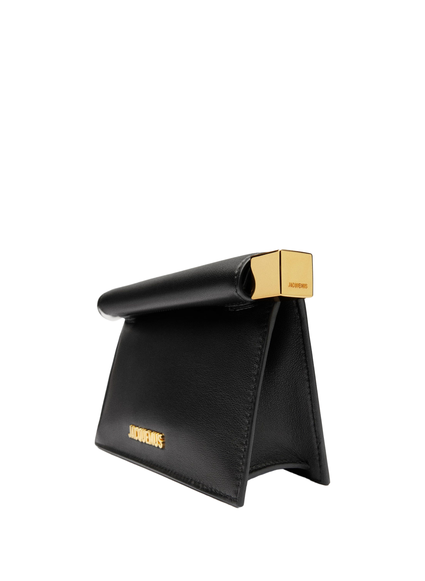 La pequeña bolsa redonda cuadrada JACQUEMUS Negro