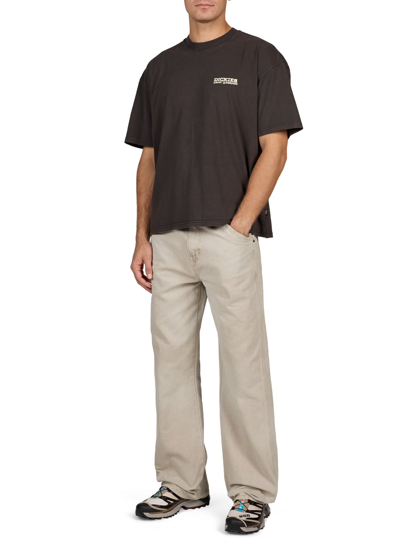 Straight-fit cotton T-shirt DICKIES Black