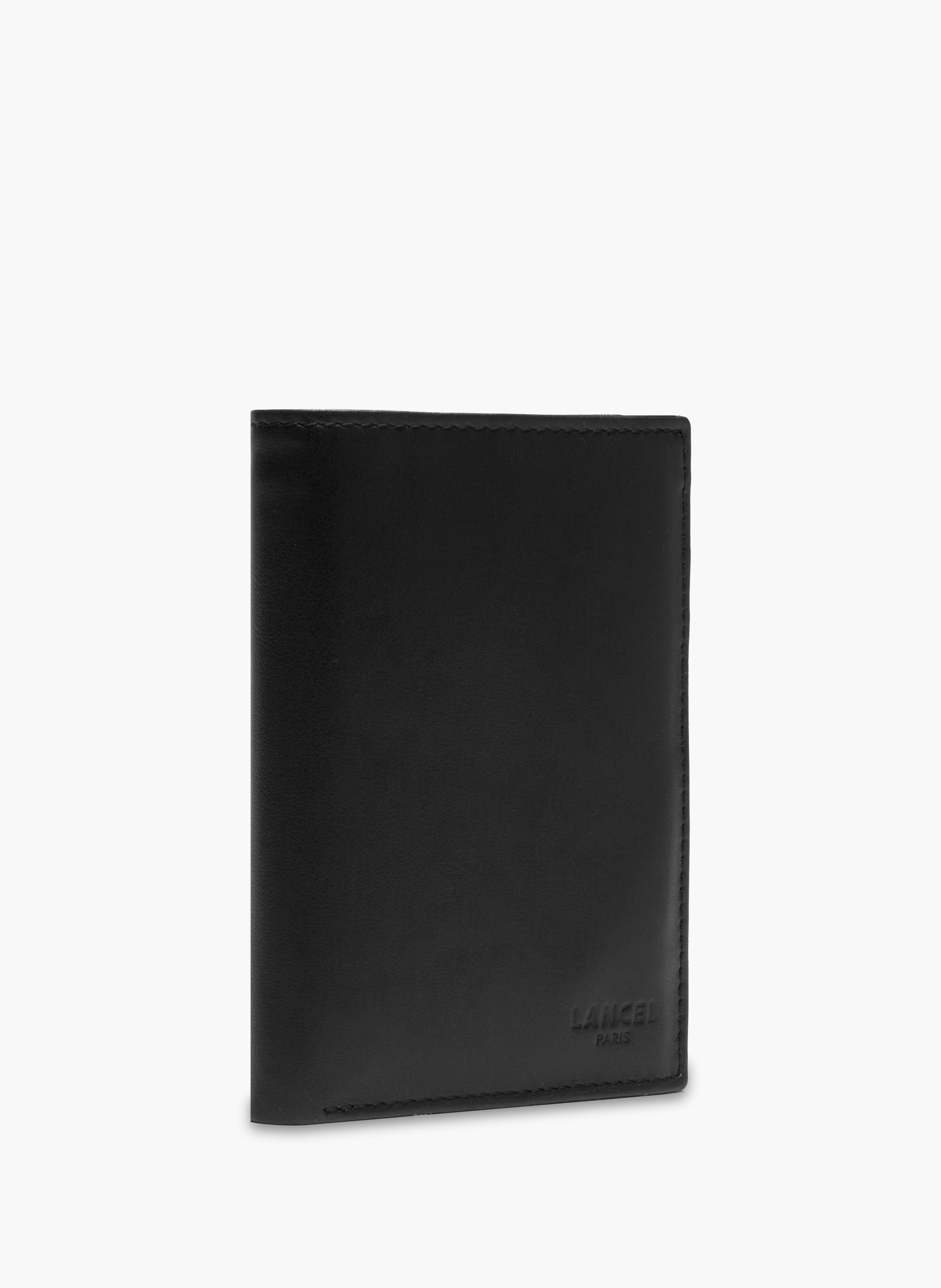 Portefeuille européen léon de lancel en cuir LANCEL Noir