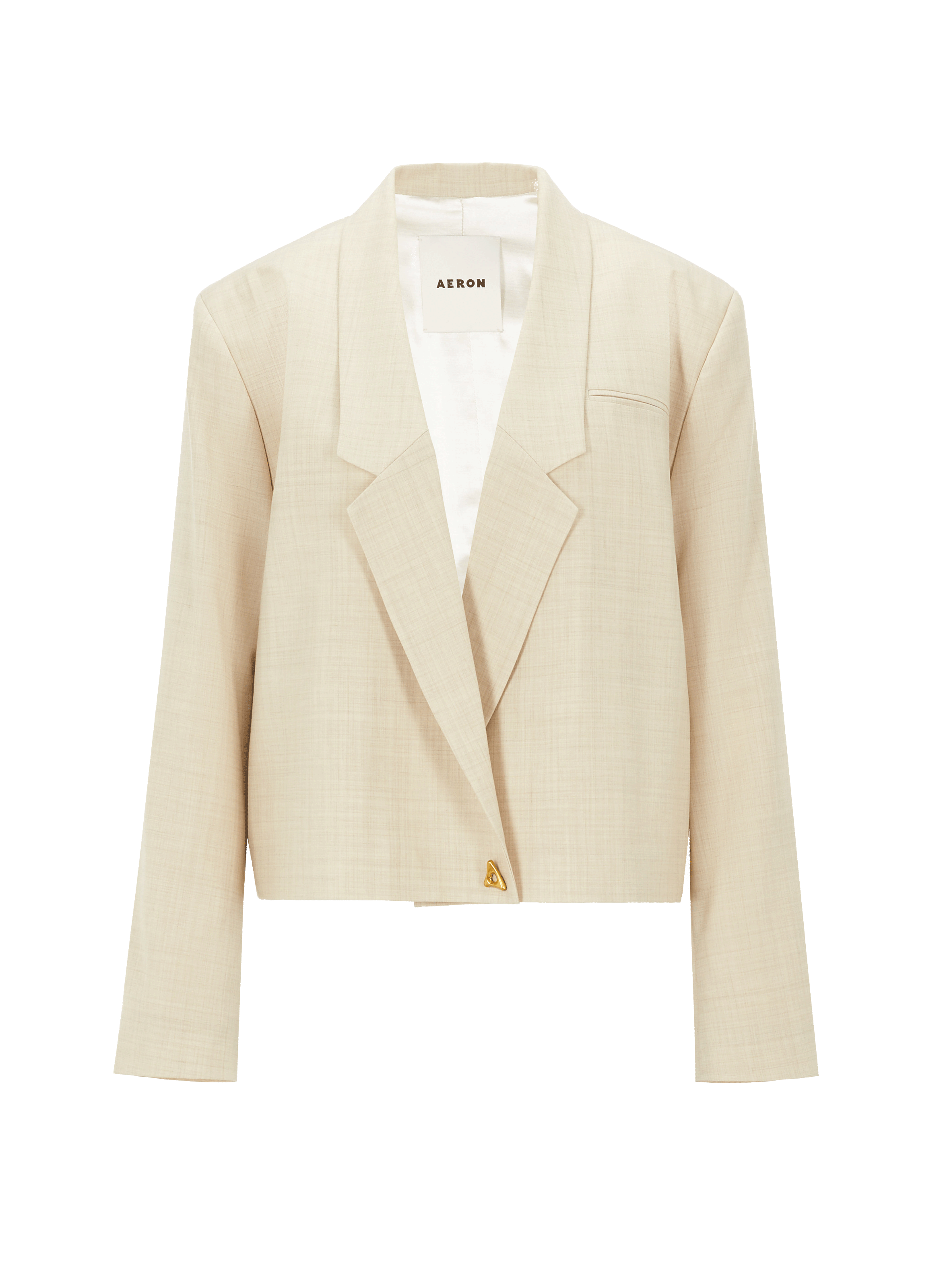 Blazer court oversize Encino en laine