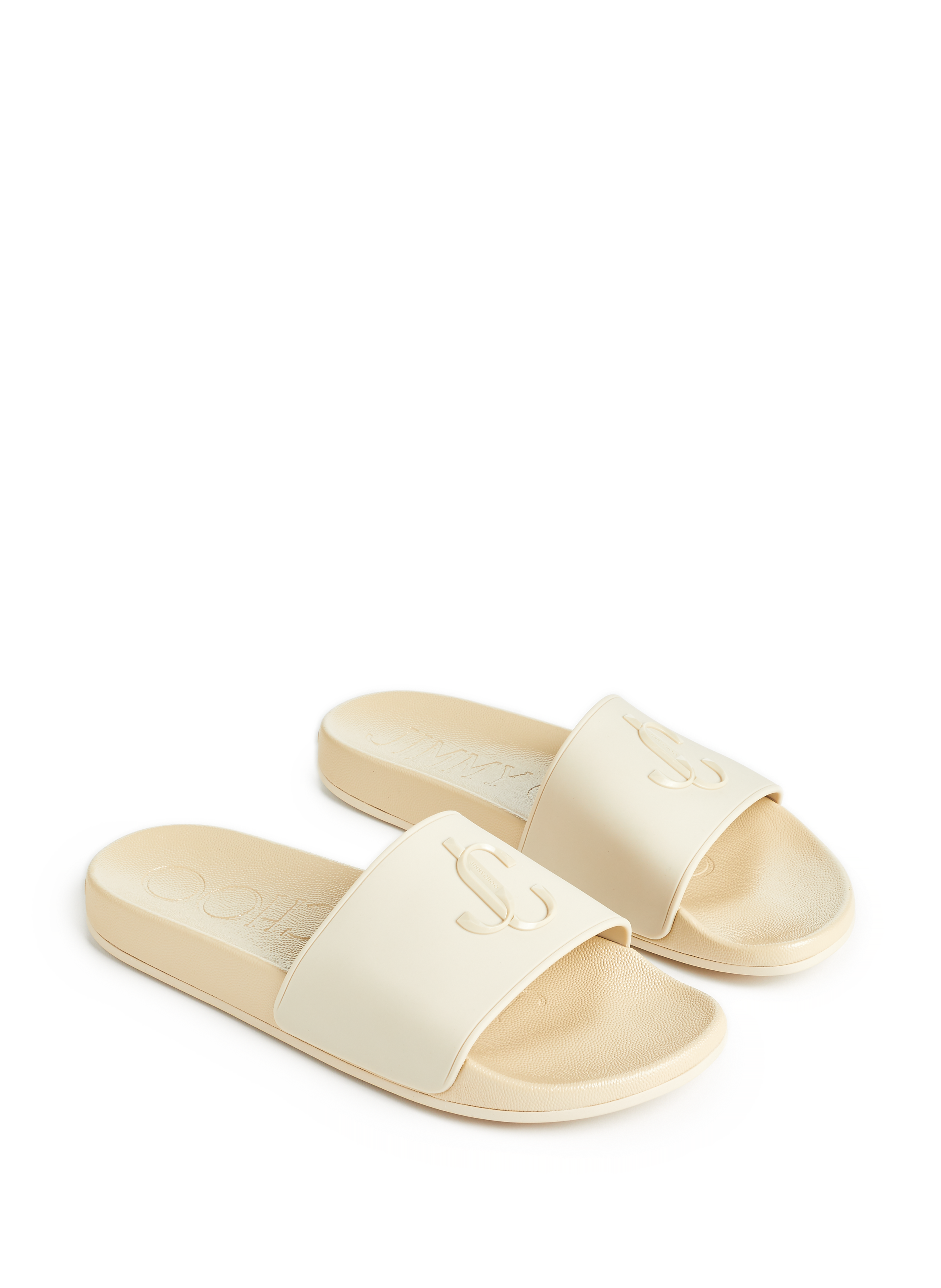 Claquettes à logo en caoutchouc