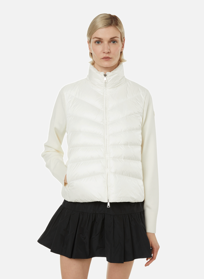 Down jacket with cotton sleeves MONCLER