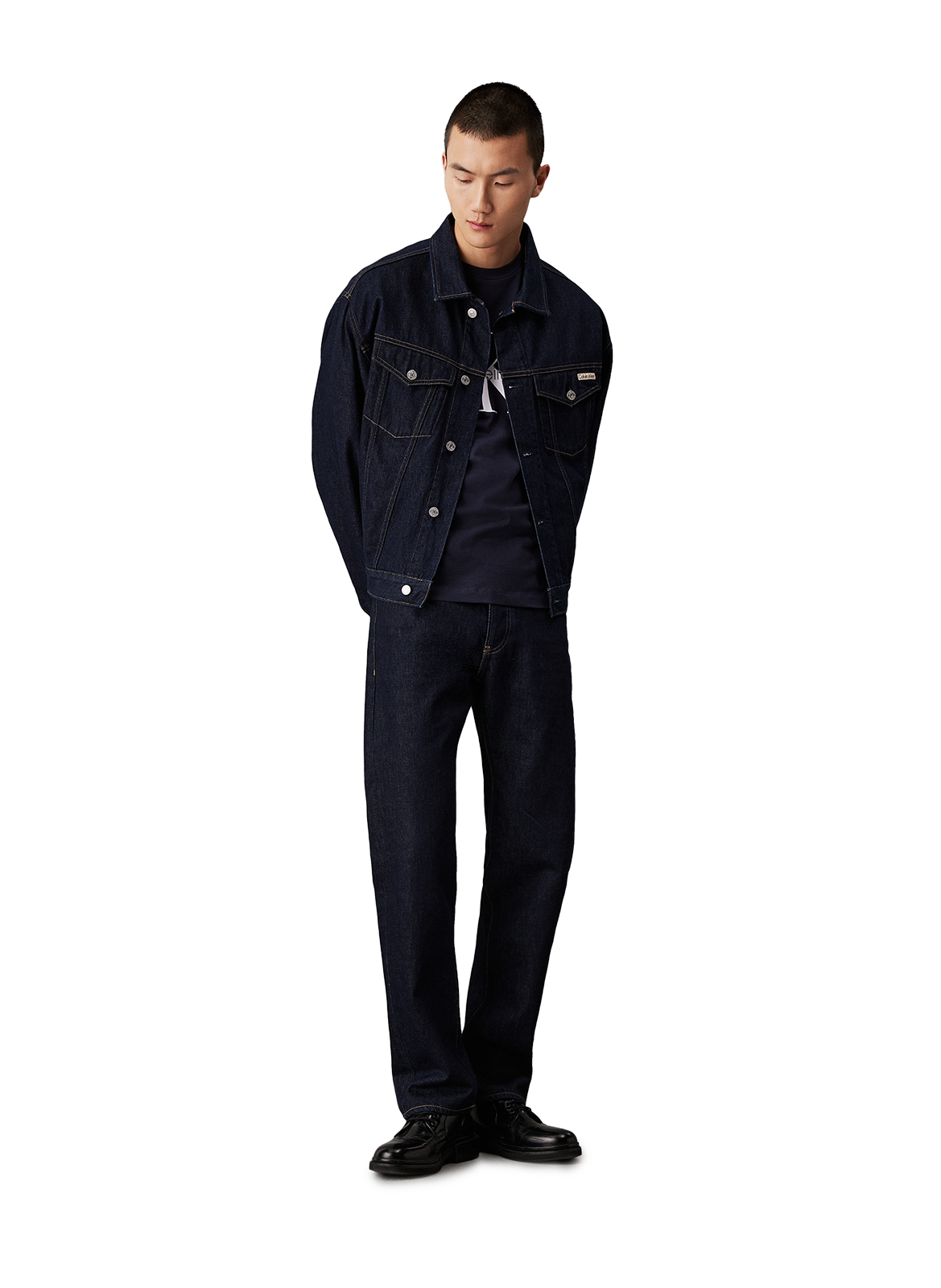 Jean droit CALVIN KLEIN Bleu