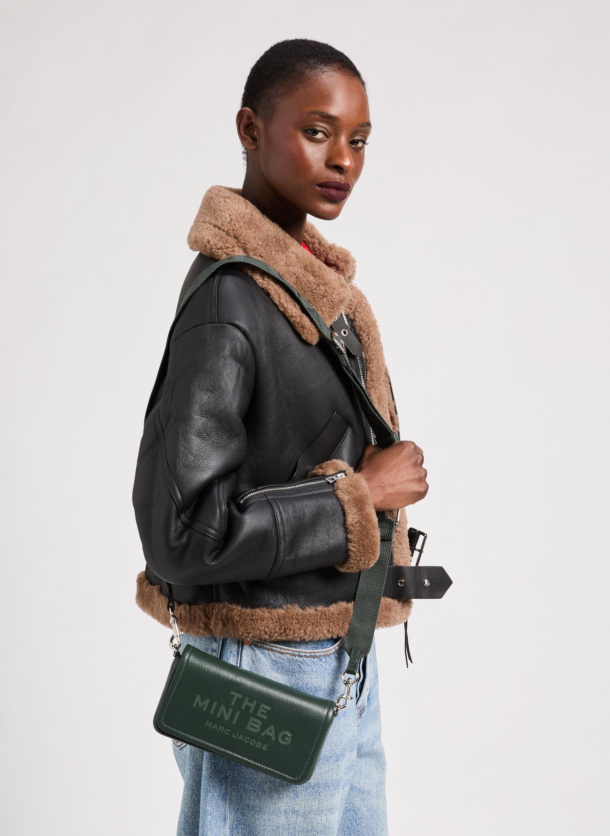 Sac à bandoulière en cuir MARC JACOBS Vert