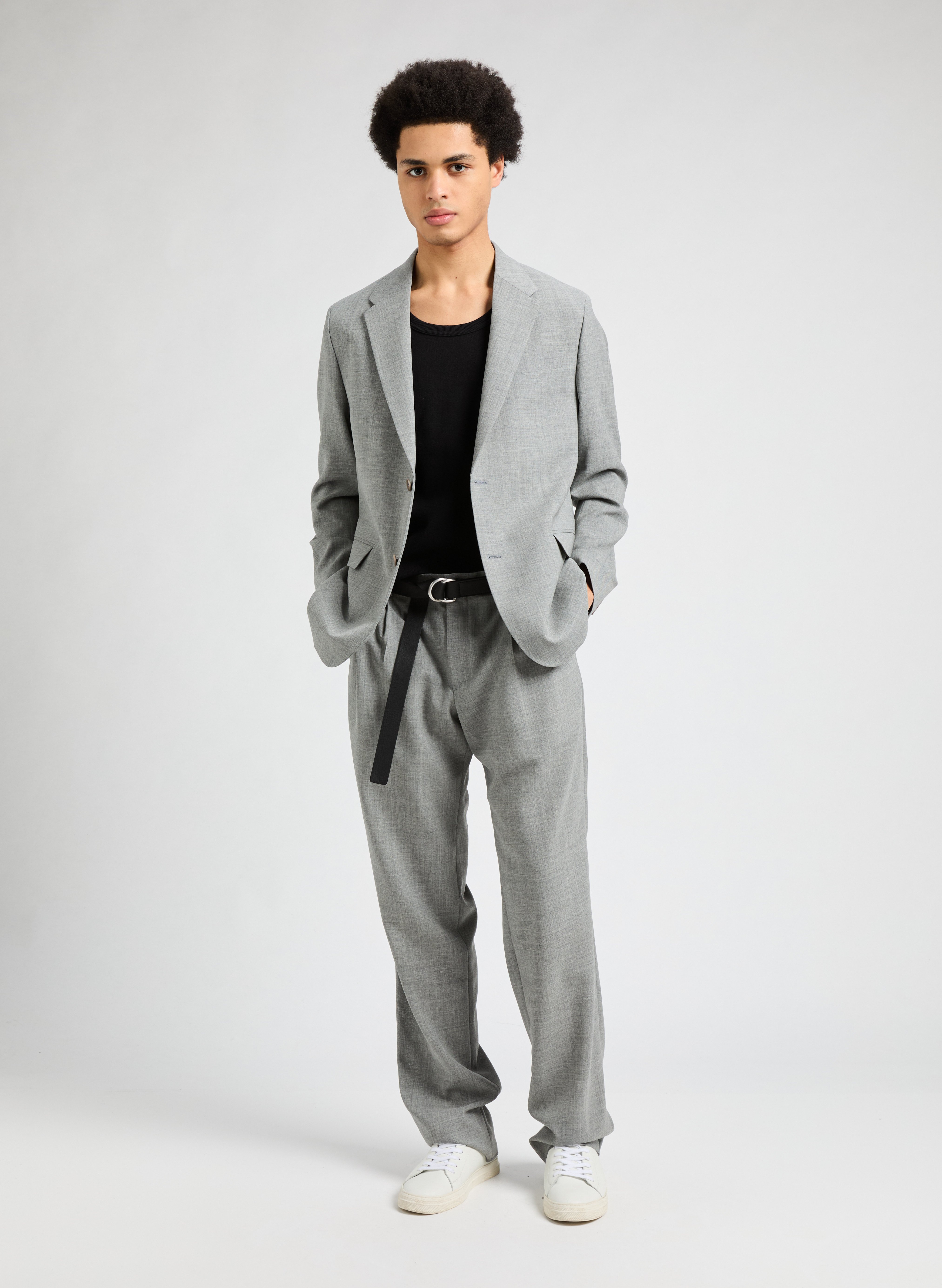 Blazer en laine SAISON 1865 Gris