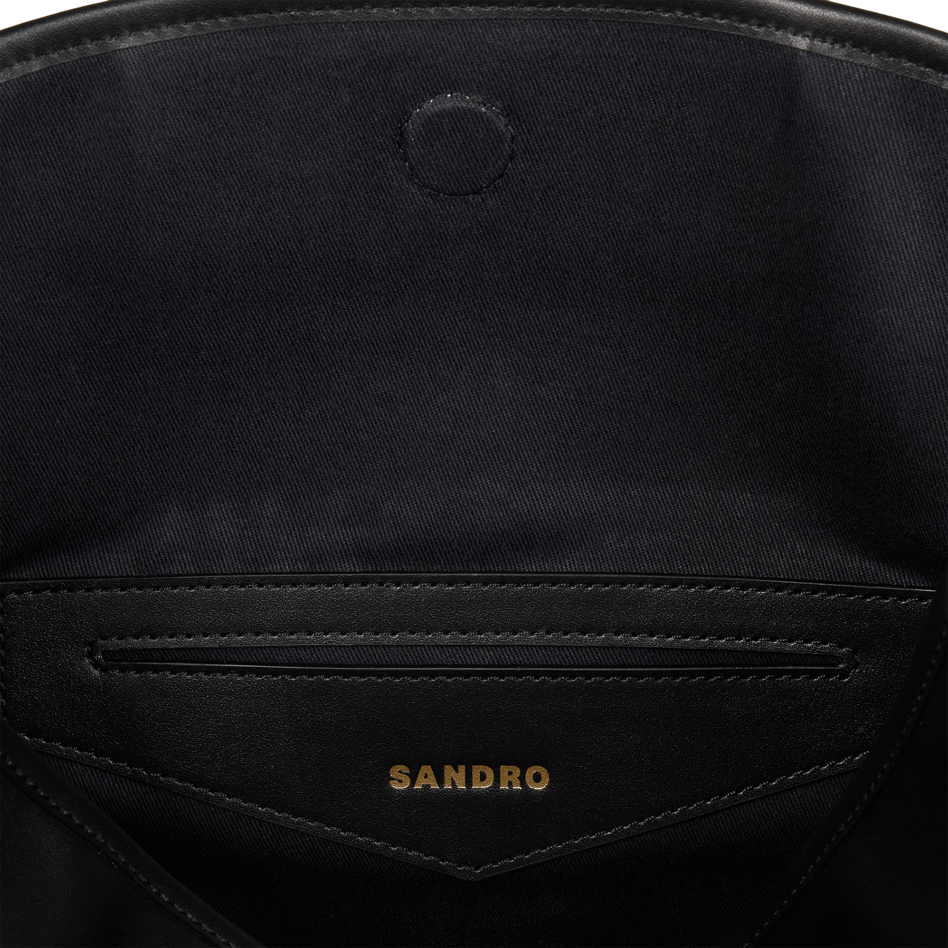 Sac seau en cuir Noir