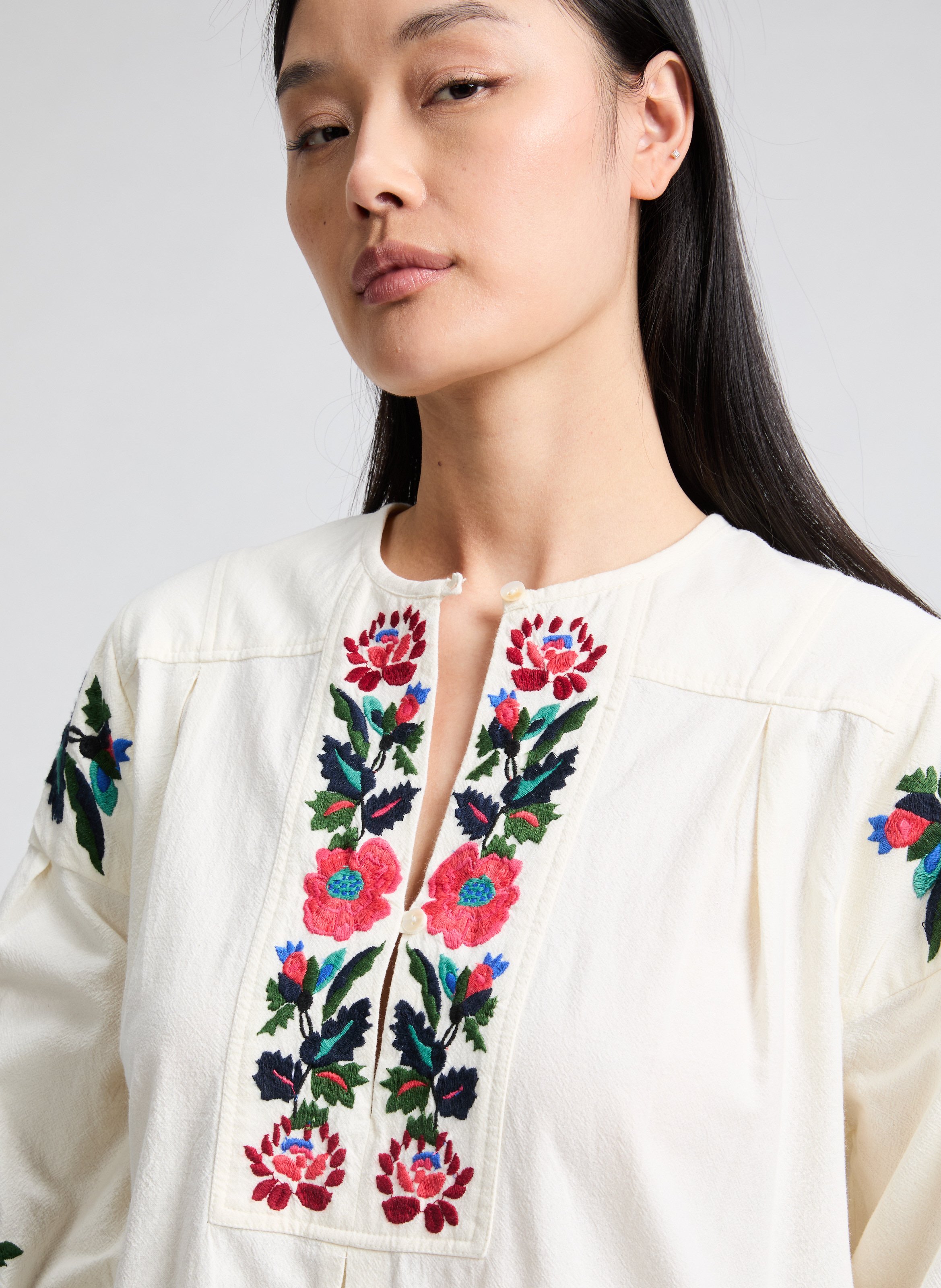 Long cotton dress by Rudo LEON & HARPER White