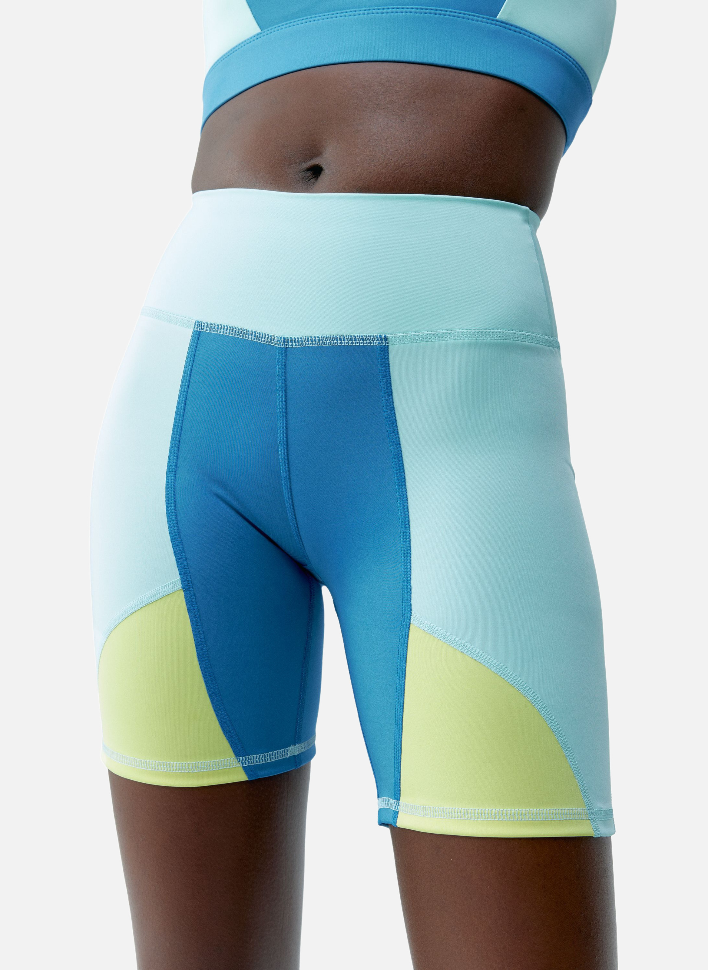 Short sport femme cycliste darana BORN LIVING YOGA Bleu