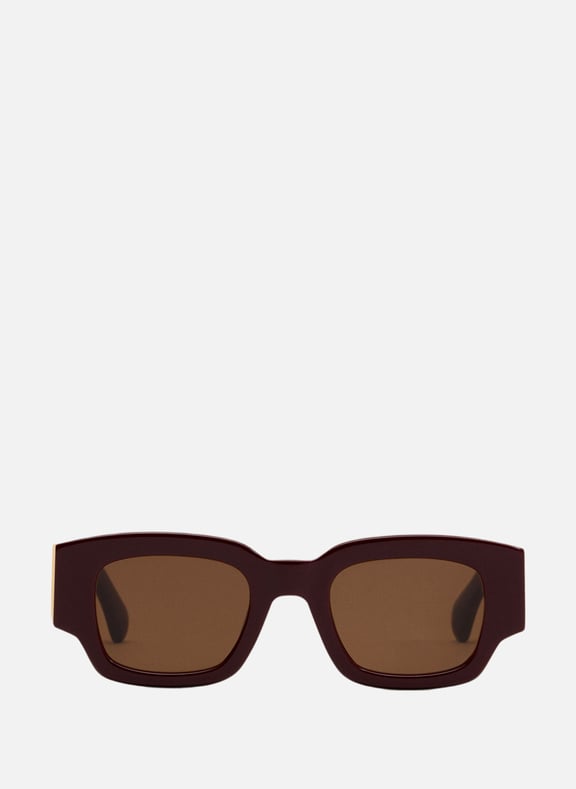 Lunettes de soleil 75001 unisexes Rouge by AMI PARIS AMI PARIS Lunettes de soleil 75001 unisexes Rouge