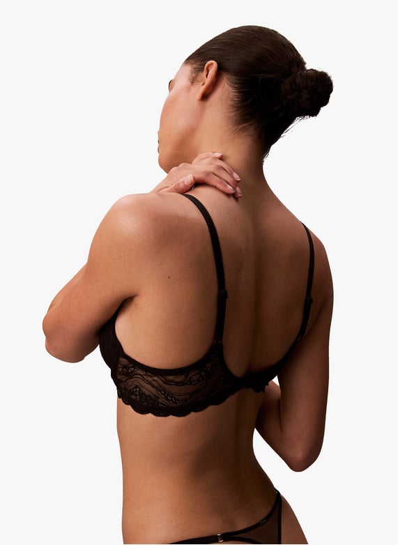 Soutien-gorge corbeille pigeonnant | Noir by CALVIN KLEIN Soutien-gorge corbeille pigeonnant Noir