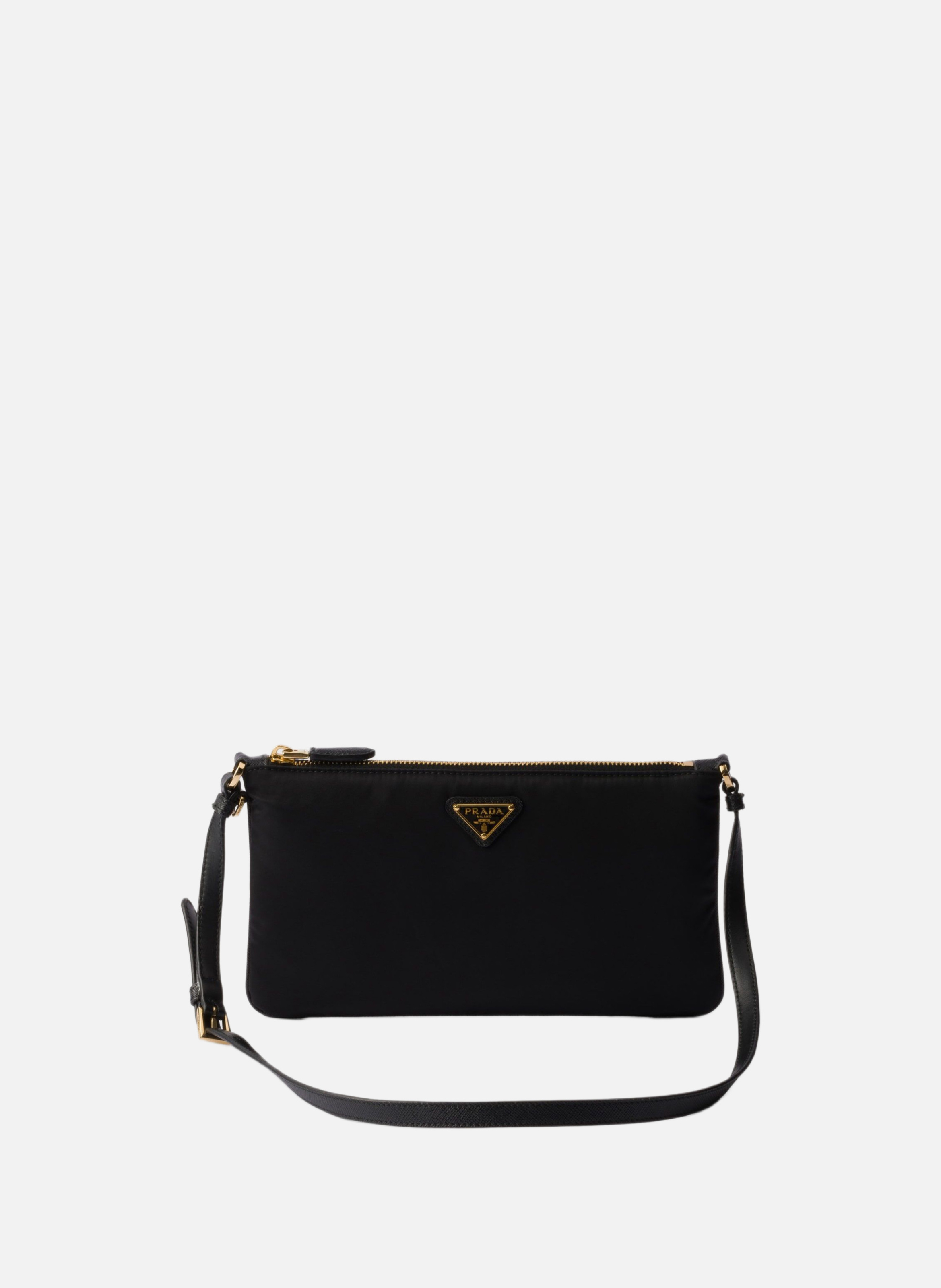 Pochette en re-nylon PRADA Noir