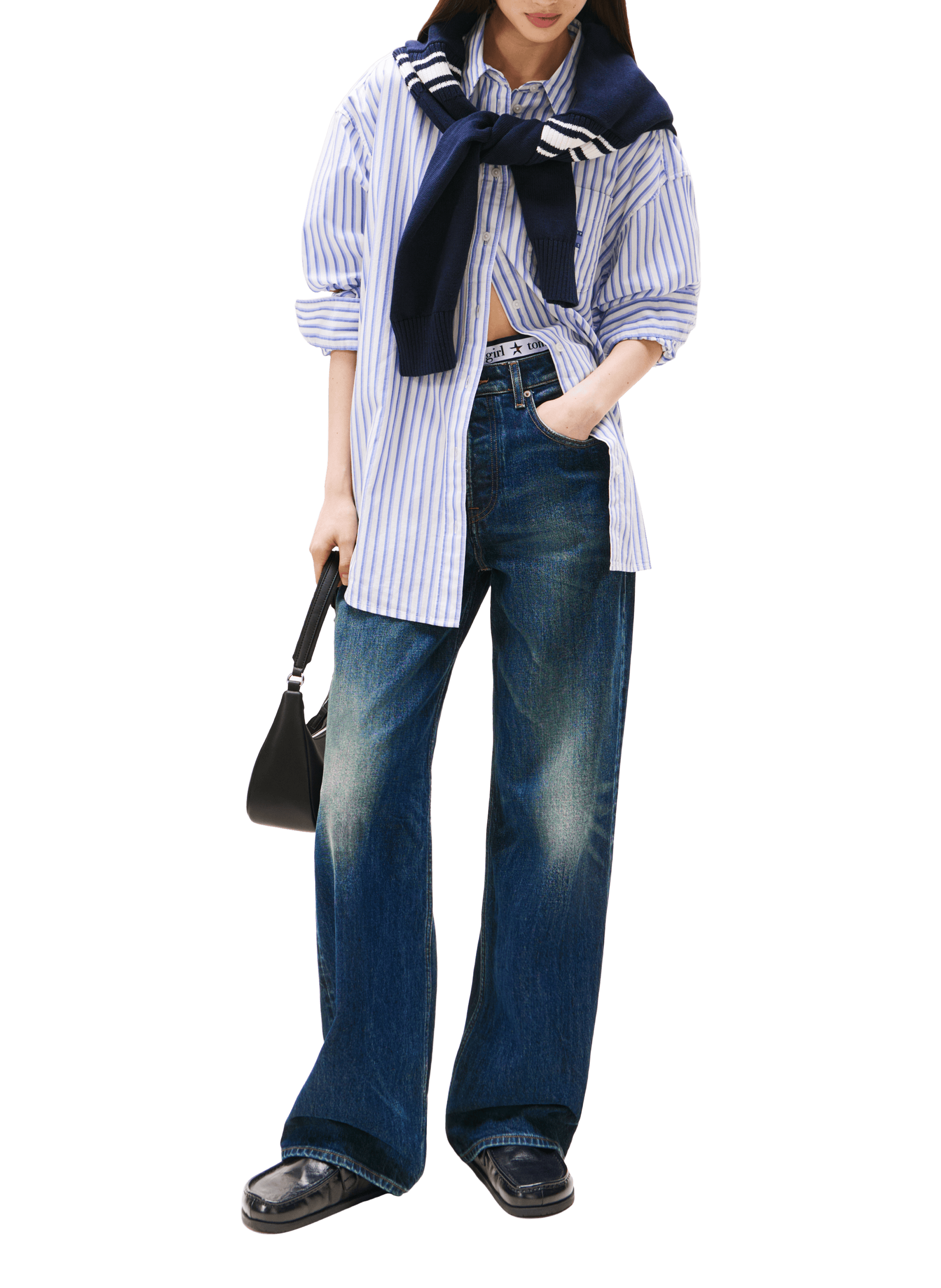 Mules vernies en cuir  TOMMY HILFIGER Noir