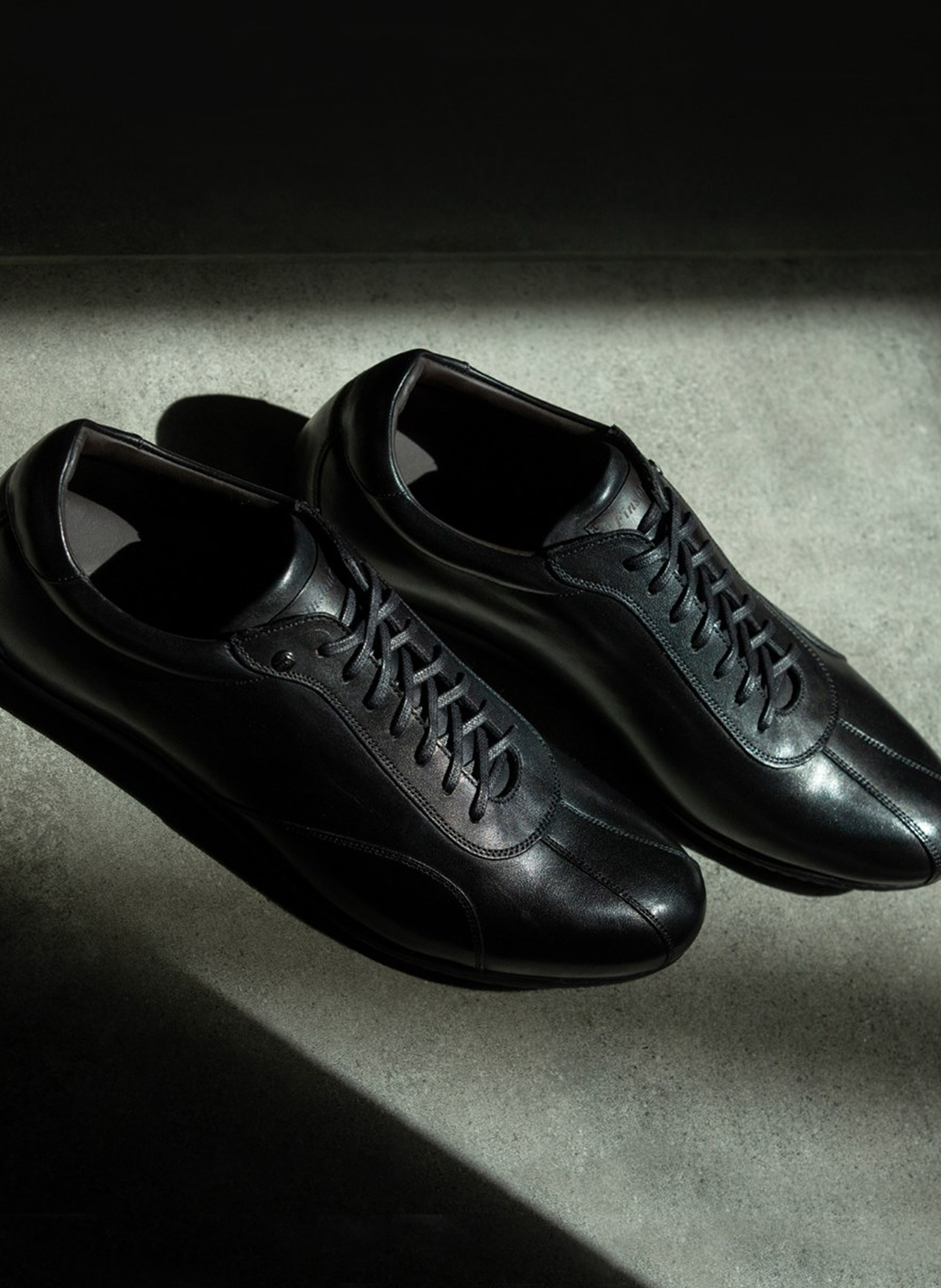 Sneakers cuir copan FINSBURY Noir