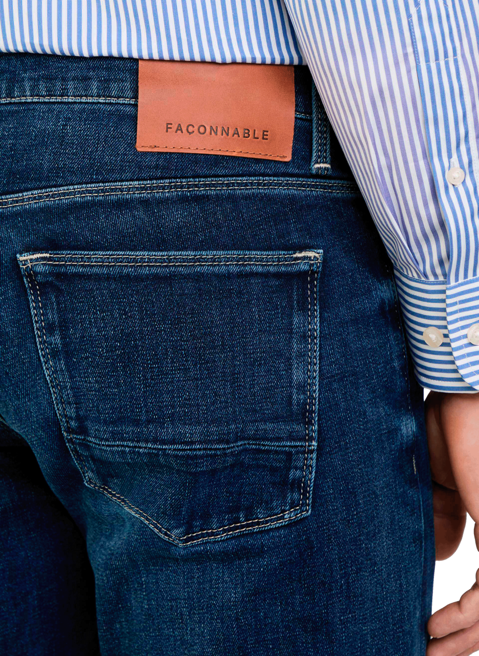 Contrast Jeans FACONNABLE Blue