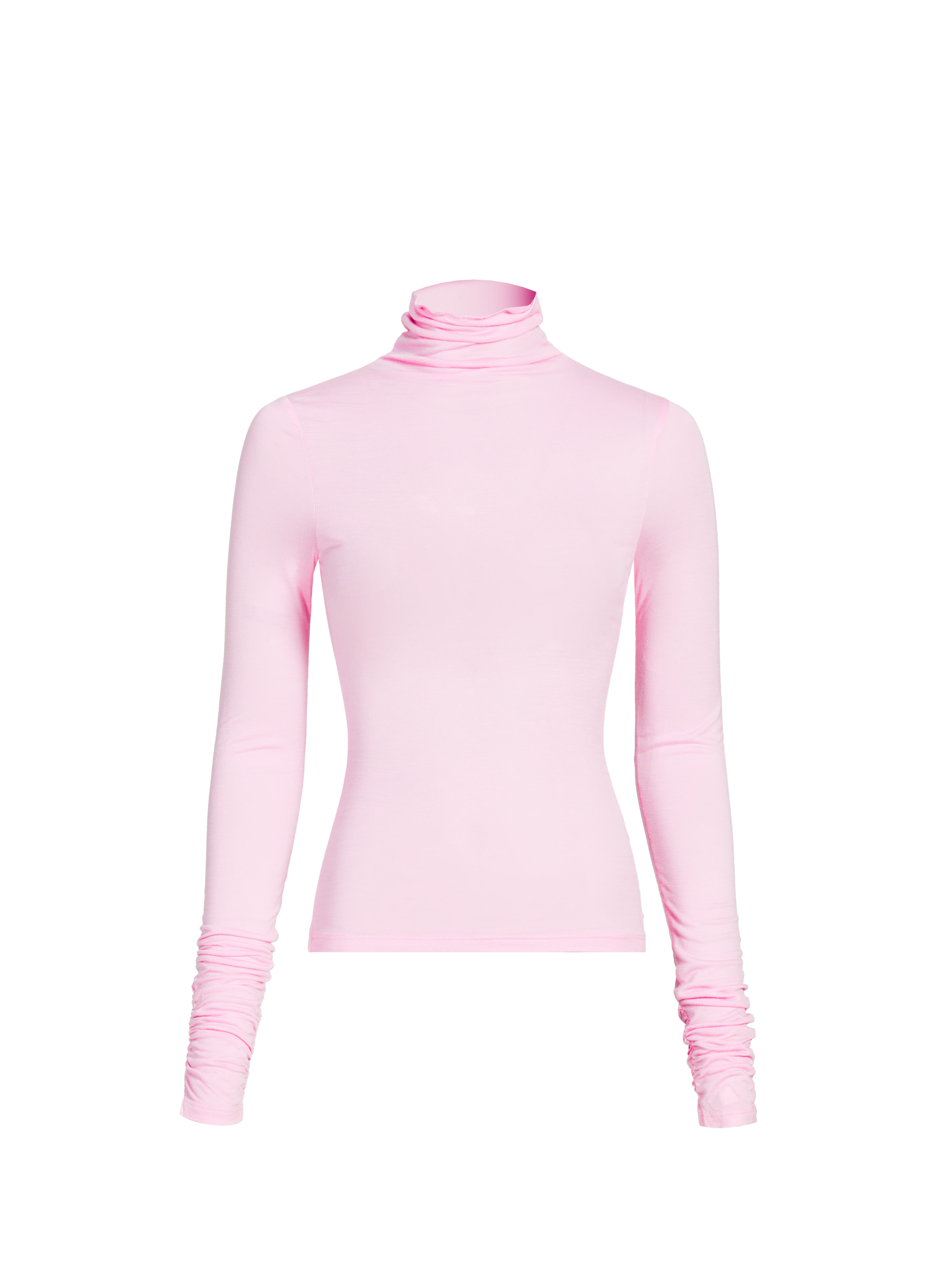 Top uni à manches extra-longues TOPSHOP Rose