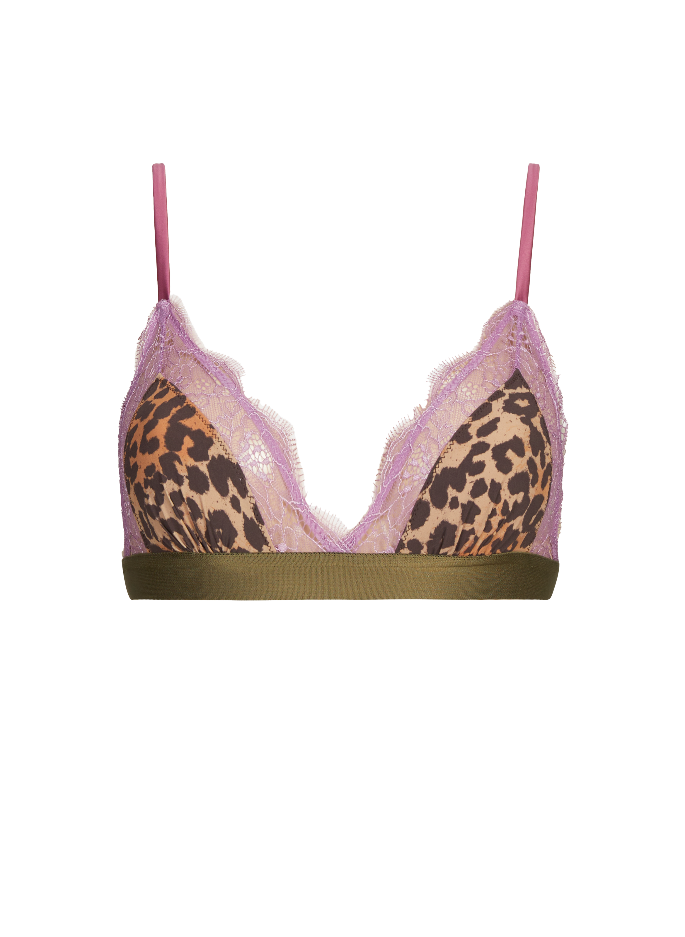 LOVE STORIES Soutien-gorge triangle léopard Multicolour