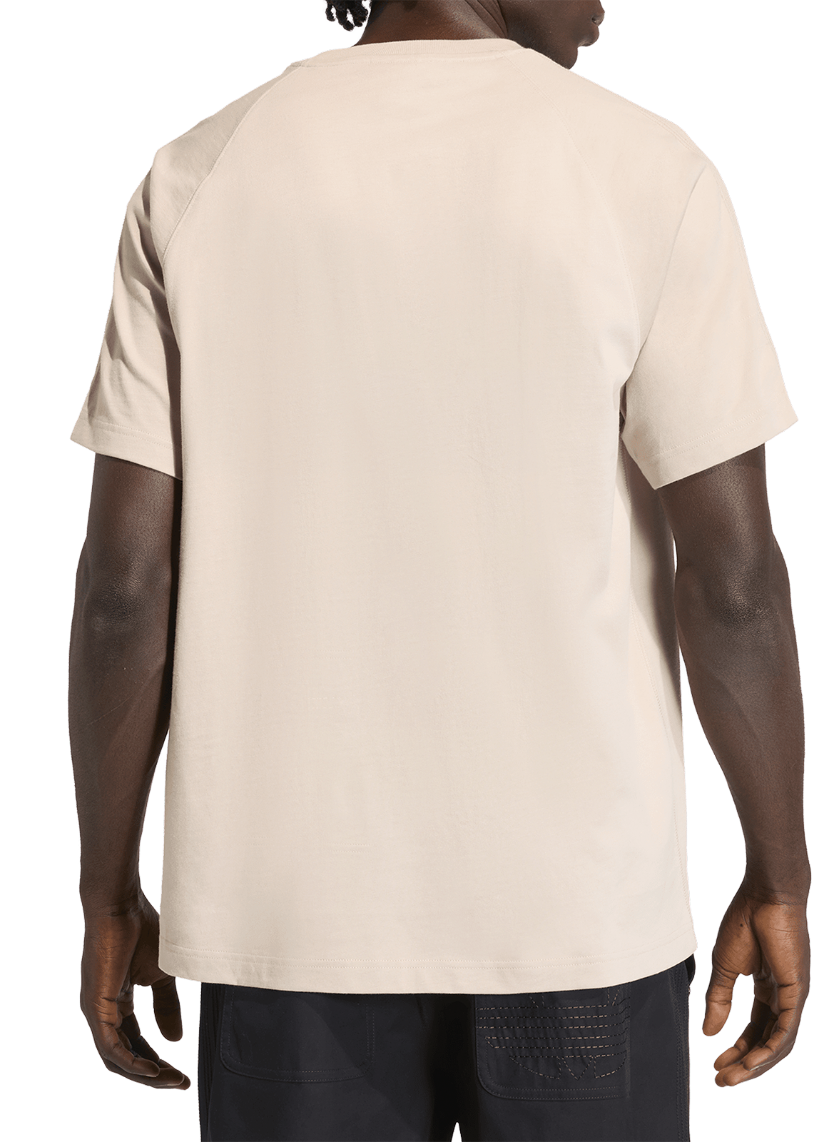 Short-Sleeve Cotton T-Shirt  ADIDAS Beige