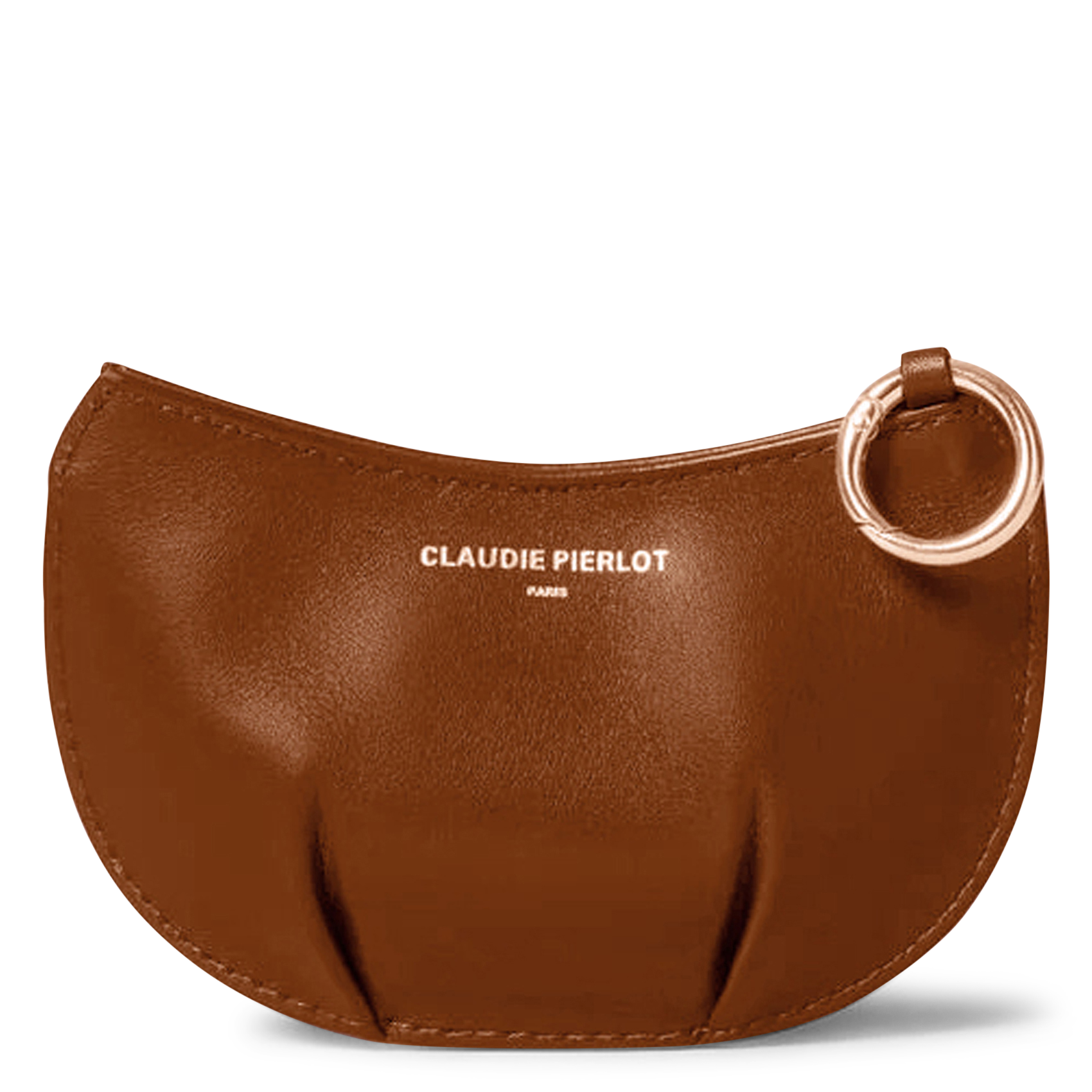 Porte-monnaie en cuir aloyse CLAUDIE PIERLOT Beige