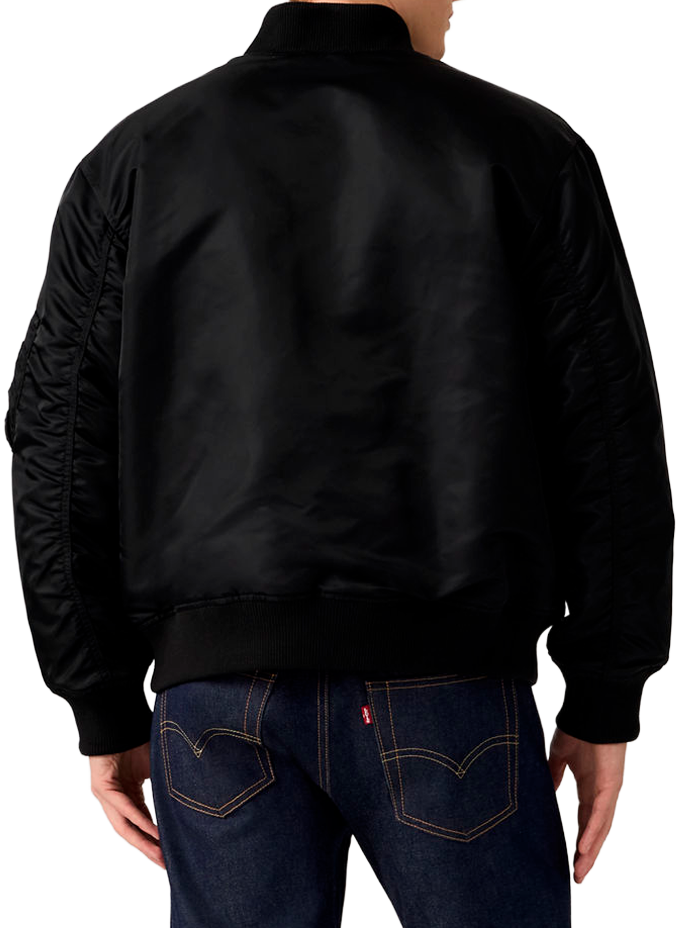 Bomber jacket with high collar LEVI'S Black