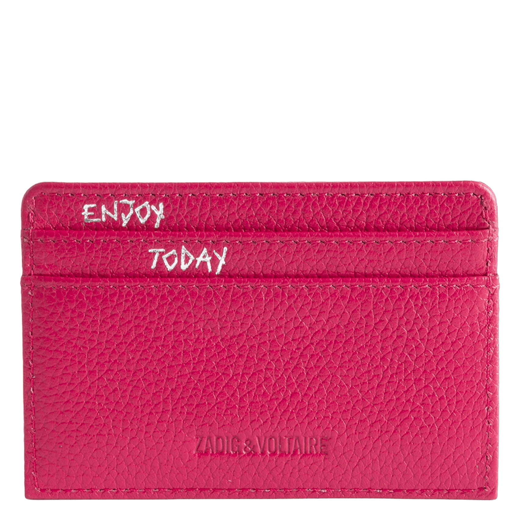 Porte cartes en cuir zv pass ZADIG&VOLTAIRE Rose