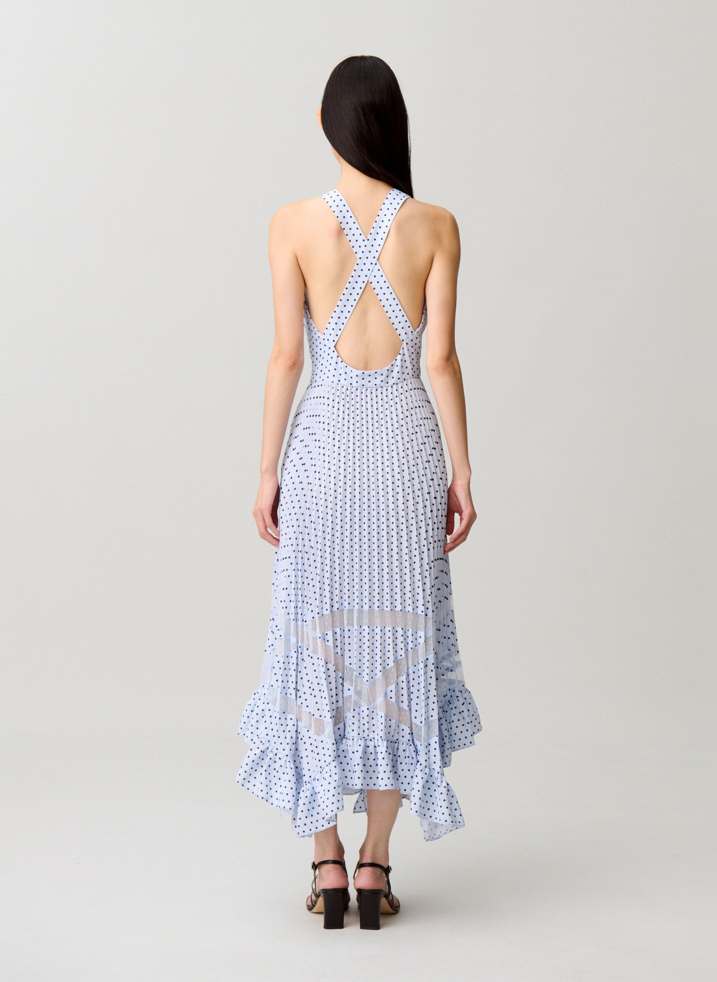 Robe midi à pois CLAUDIE PIERLOT Multicolore