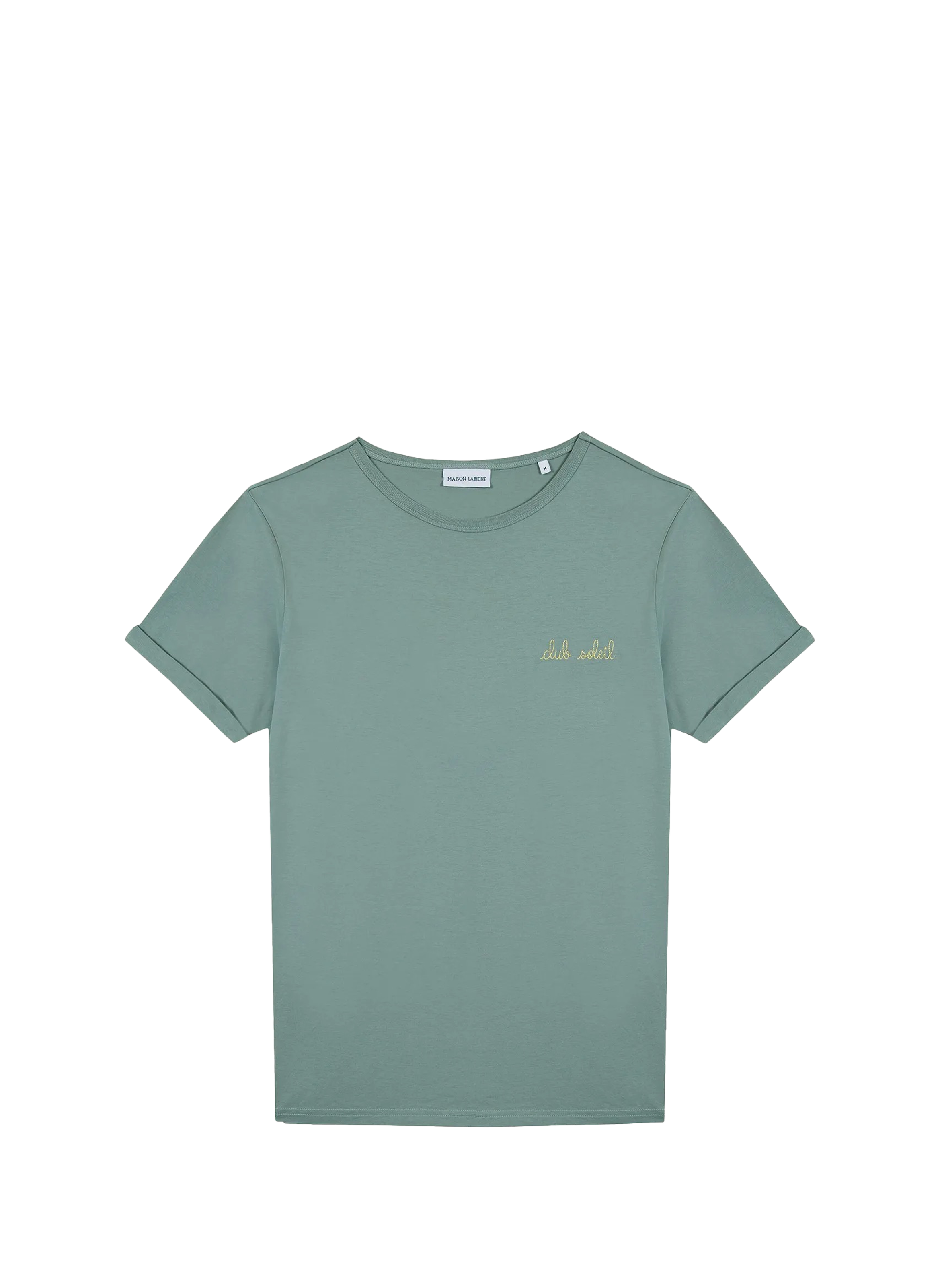 T-shirt Poitou brodé en coton biologique  MAISON LABICHE Vert