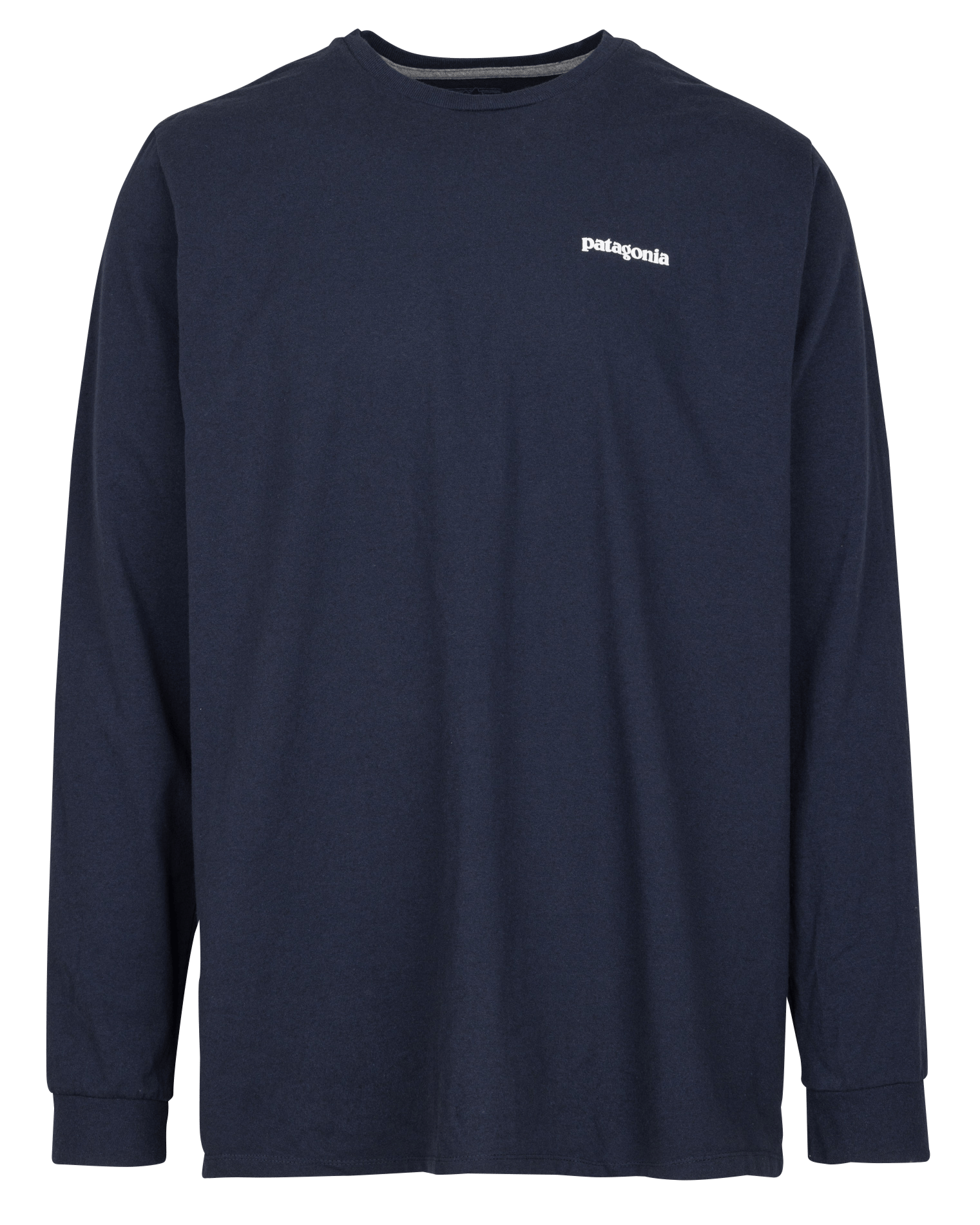 Tee-shirt col rond regular-fit sérigraphié en coton recyclé mélangé PATAGONIA Bleu