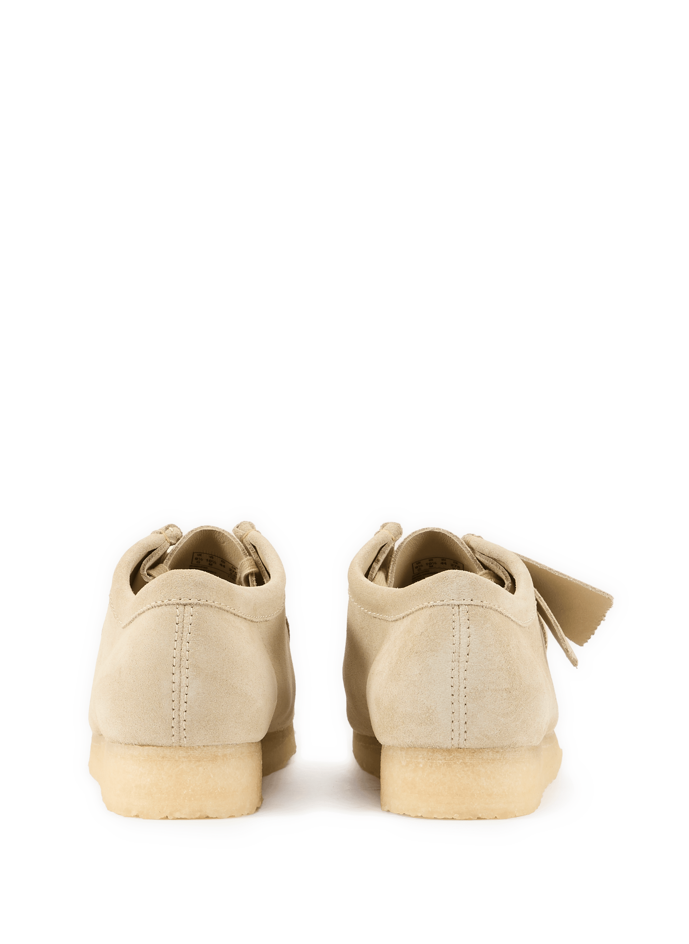 Derbies en peau suédée CLARKS Beige