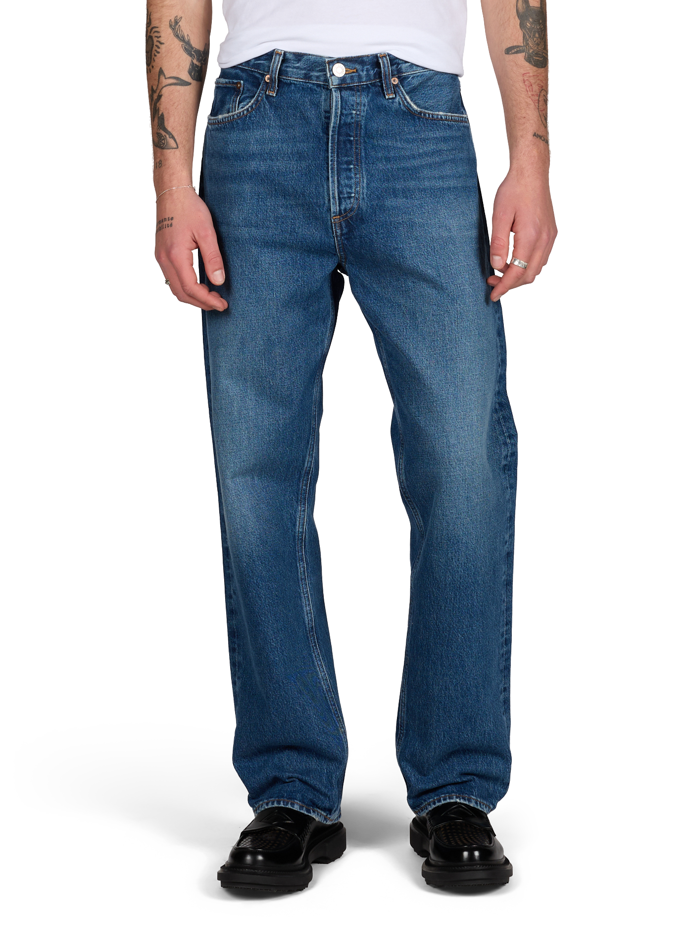 Jean droit en coton AGOLDE