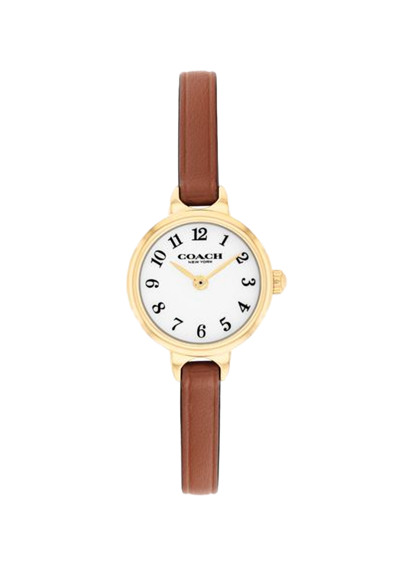 Montre quartz Iris en cuir COACH MONTRES Marron