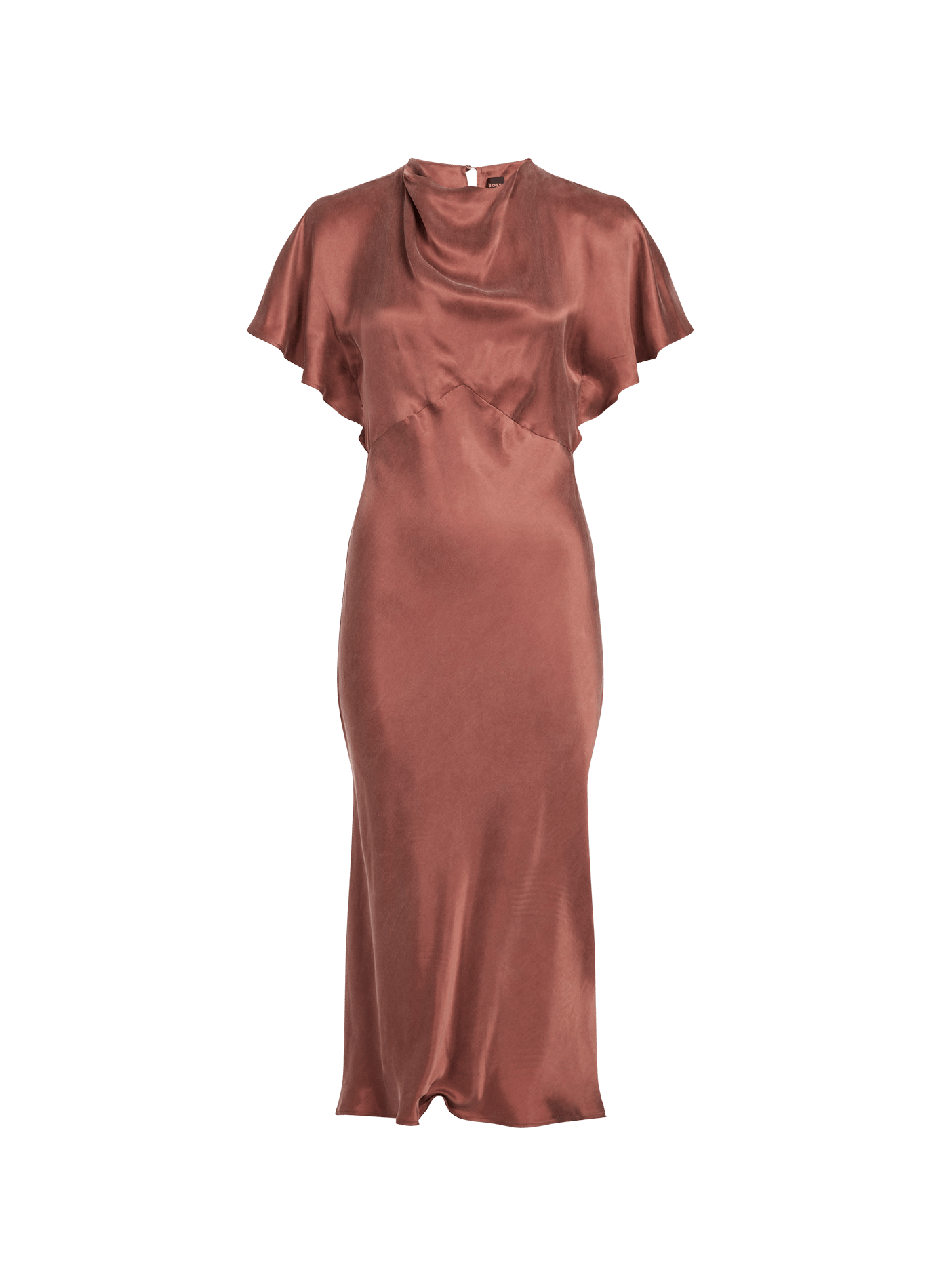 Fitted fluid long dress BOSS Red