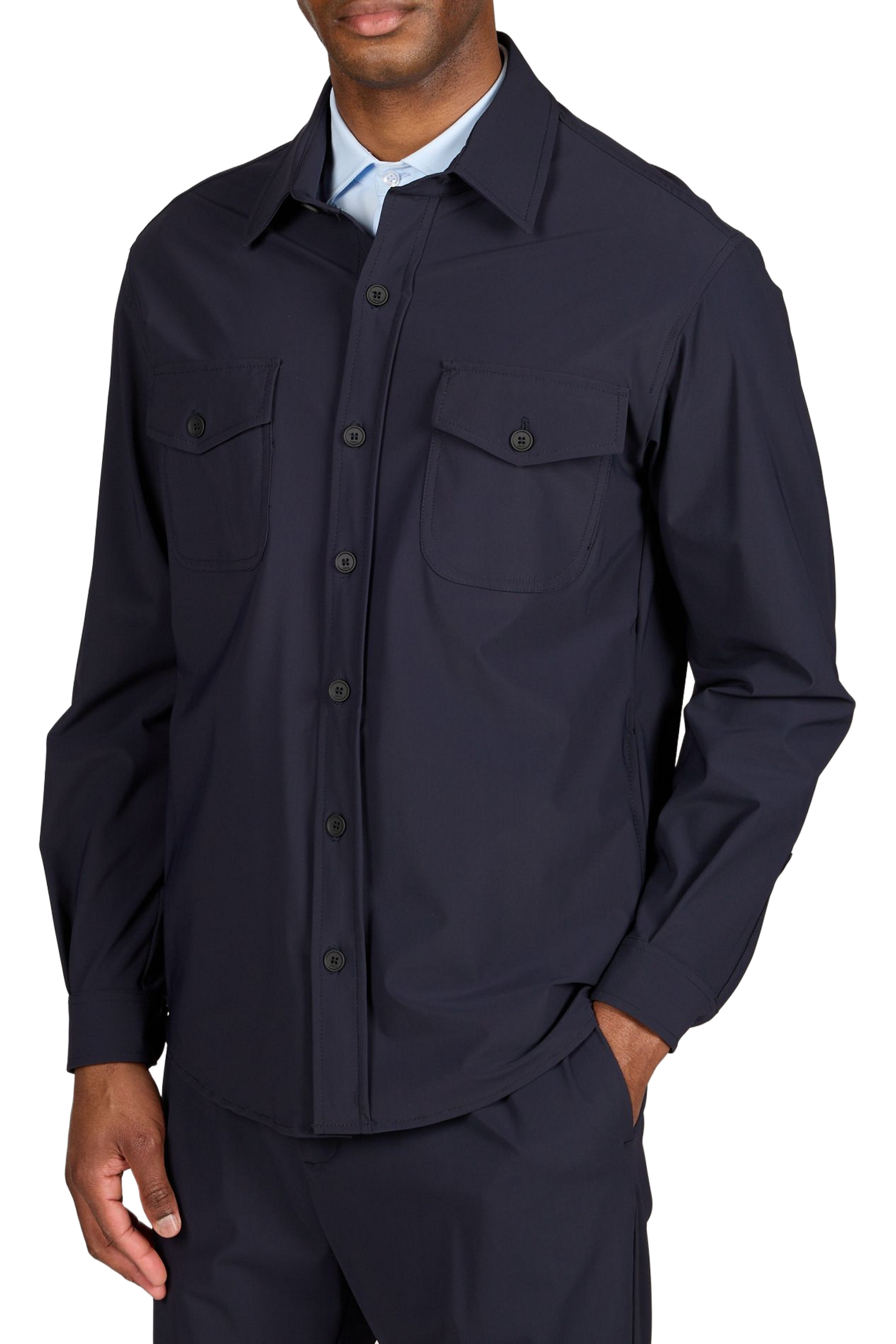 Veste droite col classique CRUNA Bleu