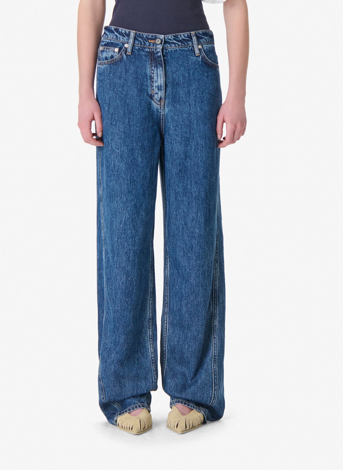 Jean large joris IRO Bleu