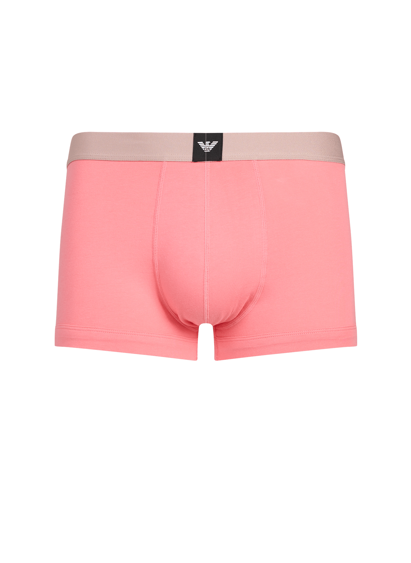 Lot de 3 boxers unis en coton mélangé EMPORIO ARMANI Multicolore