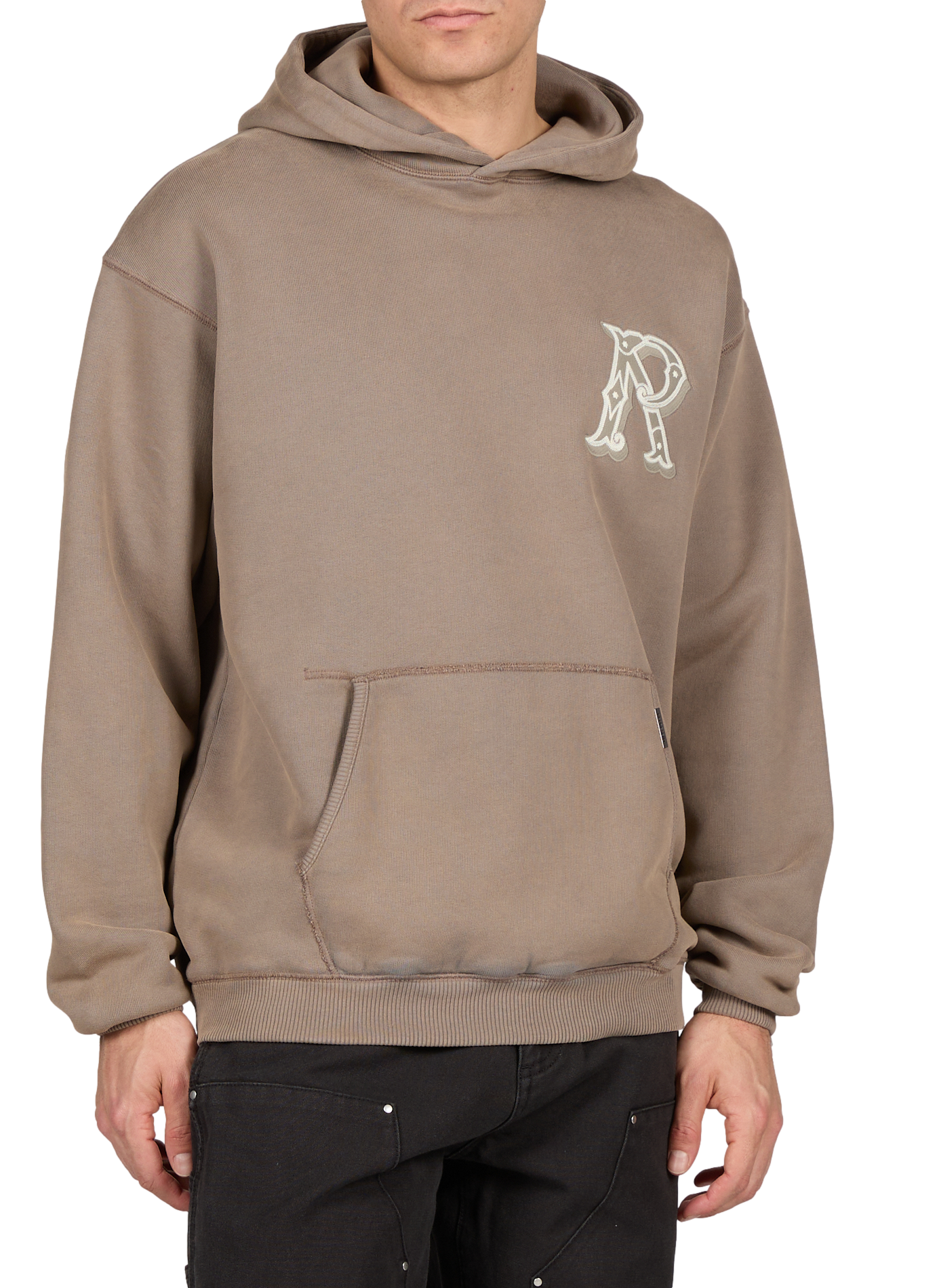 Sweatshirt à capuche en coton REPRESENT Marron