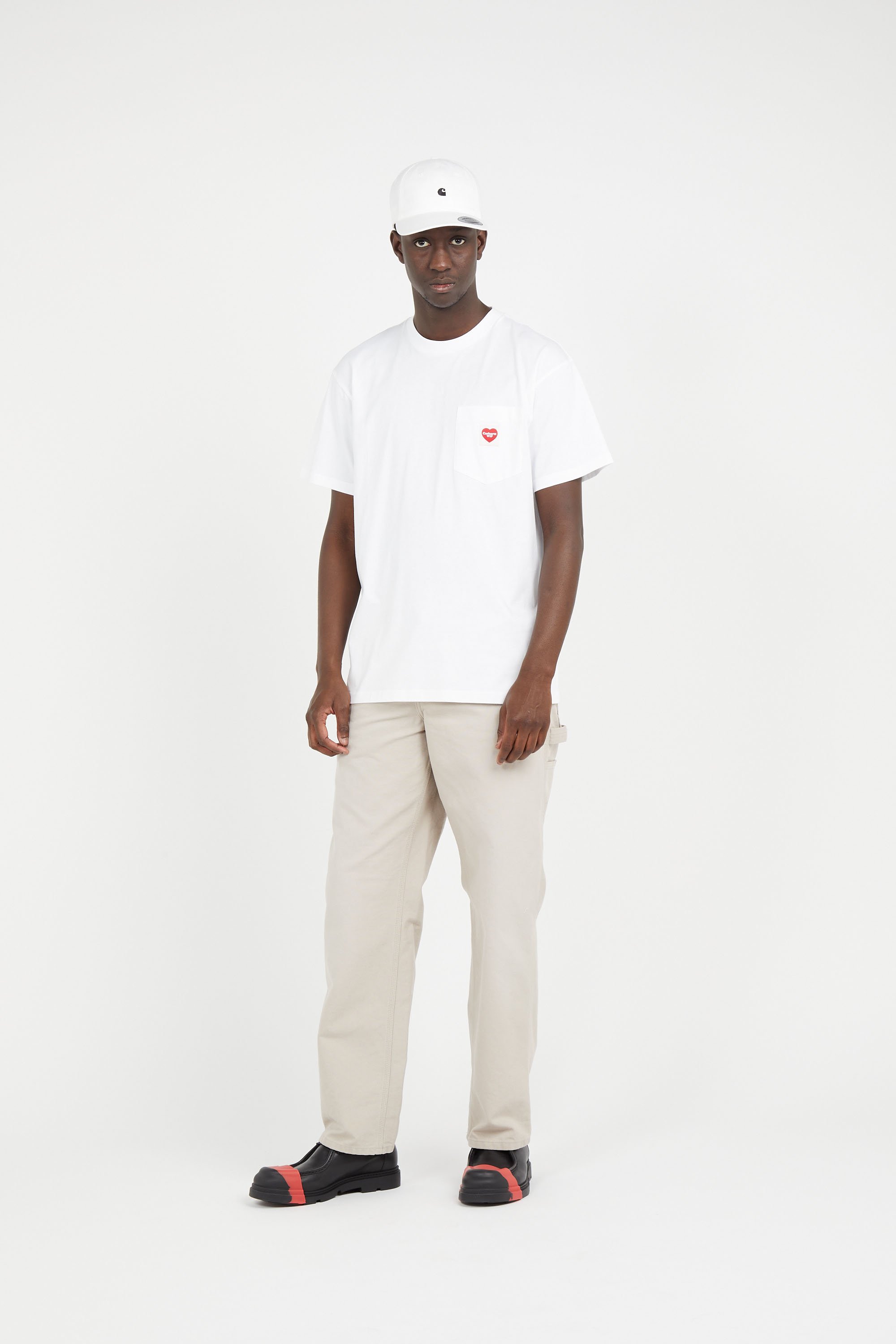 T-shirt pocket heart t-shirt CARHARTT WIP Blanc