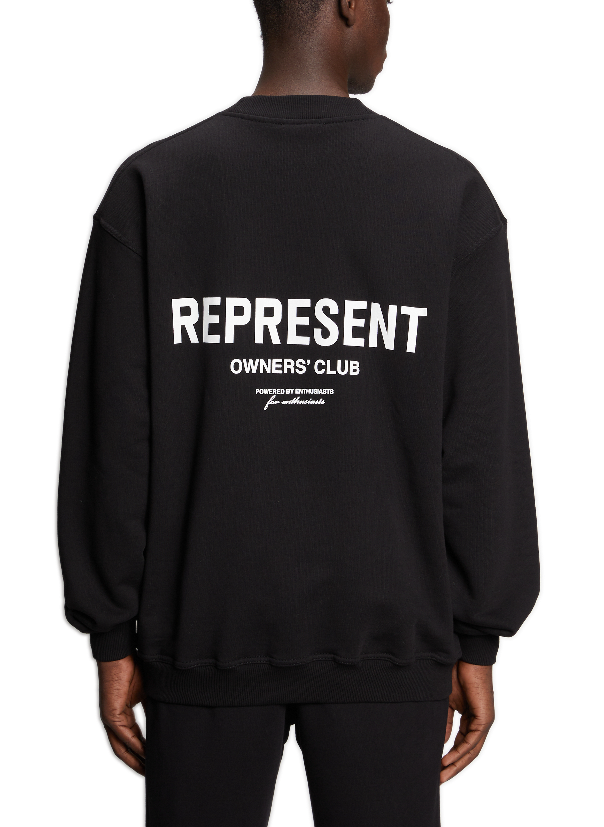Sweatshirt en coton  | Noir REPRESENT Homme