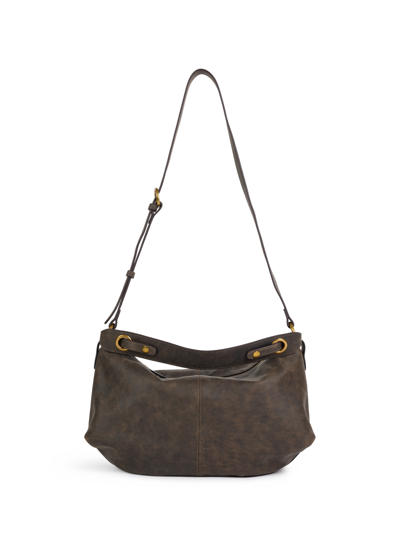 Sac bandoulière Hera en cuir NAT & NIN Marron