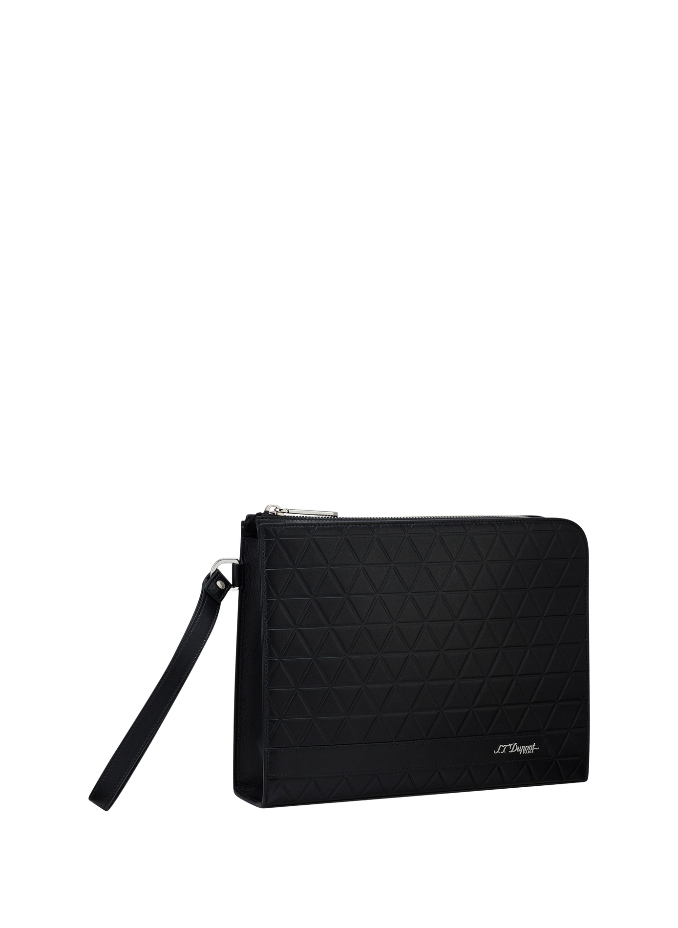 Néo Capsule leather clutch S.T. DUPONT Black