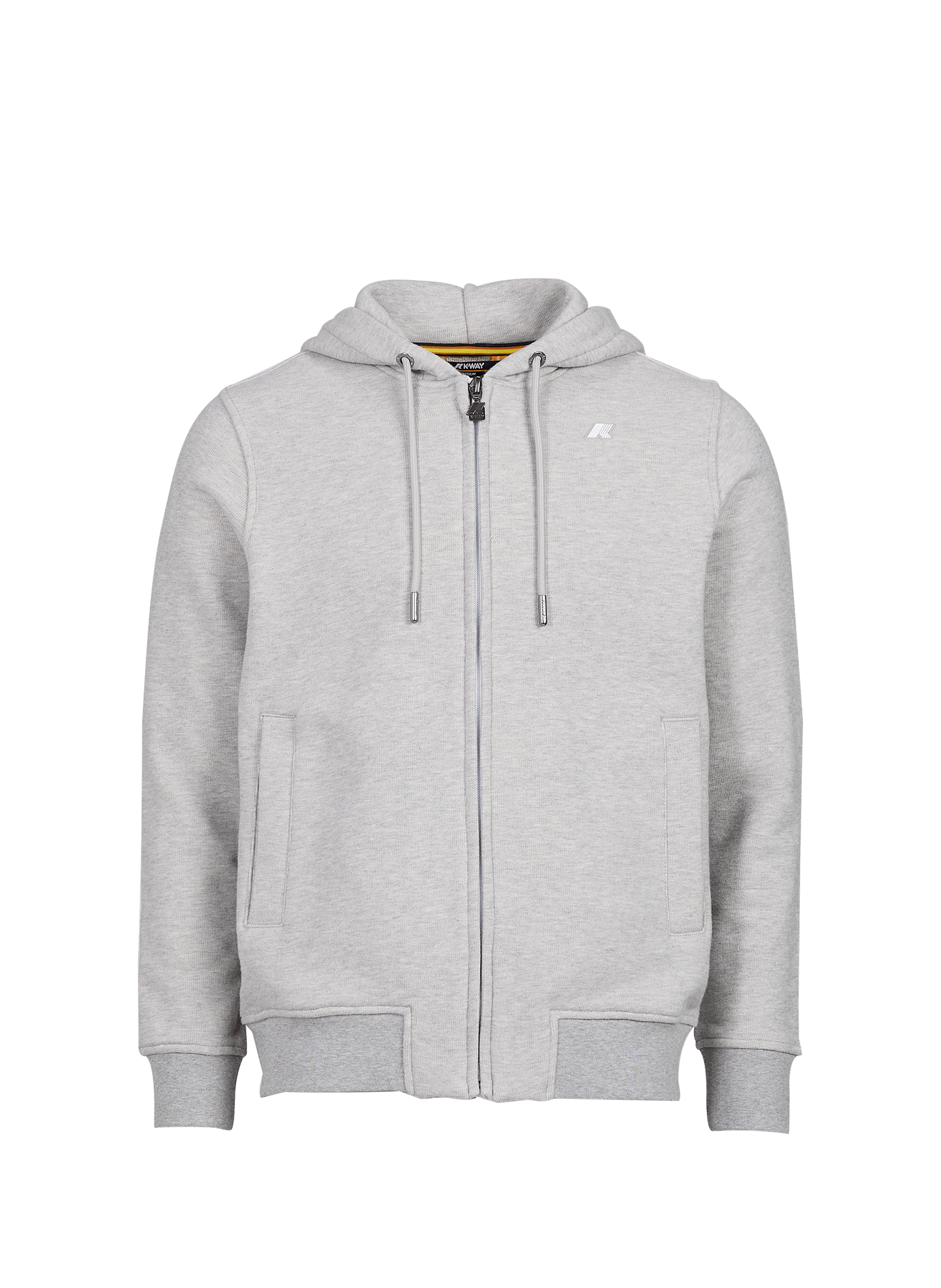 Sweat col zippé K-WAY Gris