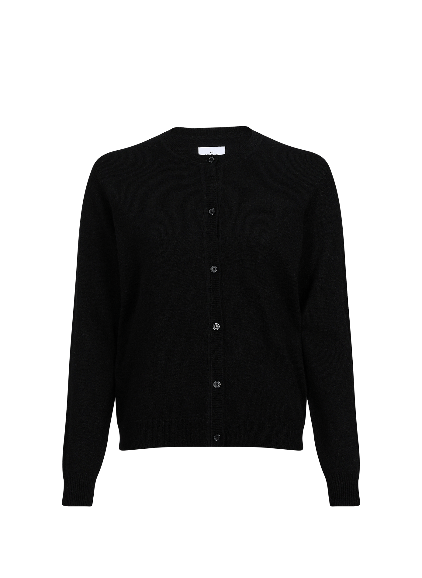 Straight cashmere vest AU PRINTEMPS PARIS Black